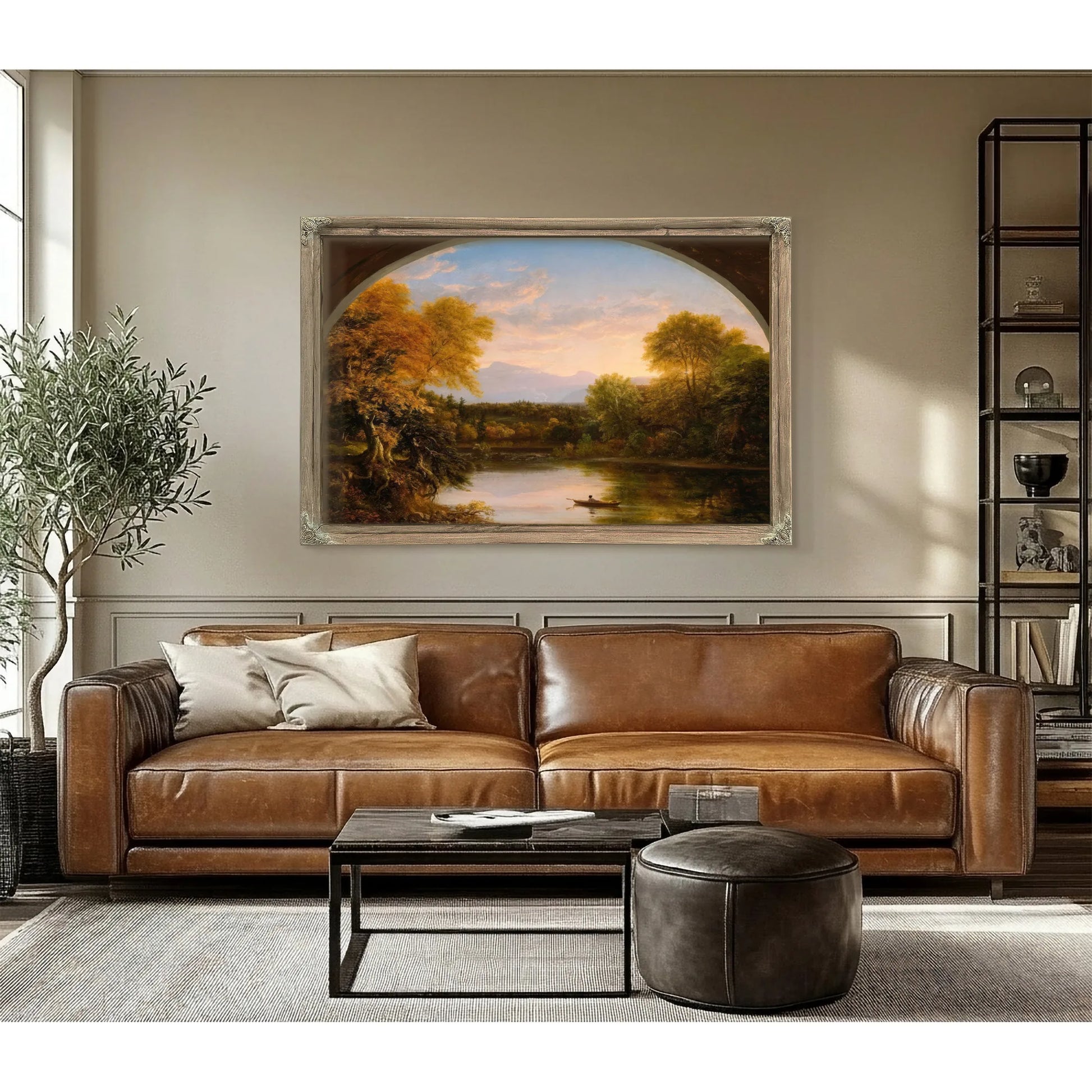 Sunset In The Catskills By Thomas Cole Fine Art Print