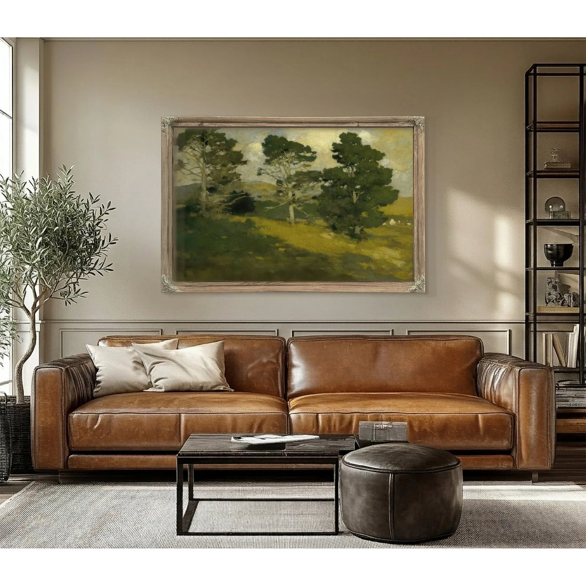 Monterey Pines By Arthur Frank Mathews Fine Art Print