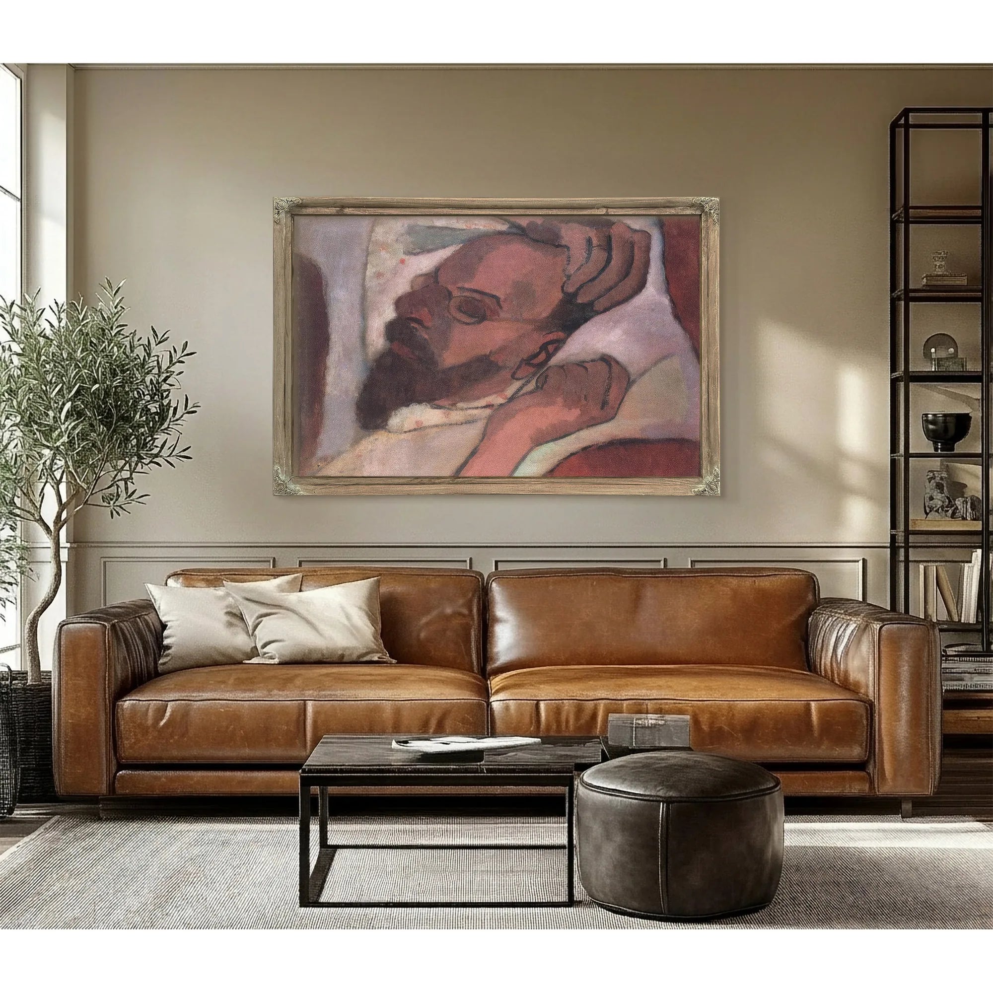 Otto Modersohn, Sleeping By Paula Modersohn Becker Fine Art Print