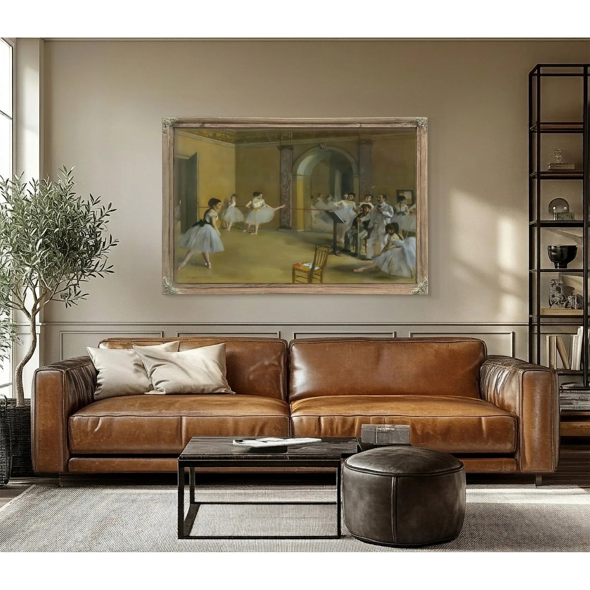 The Dance Foyer At The Opera By Edgar Degas Fine Art Print
