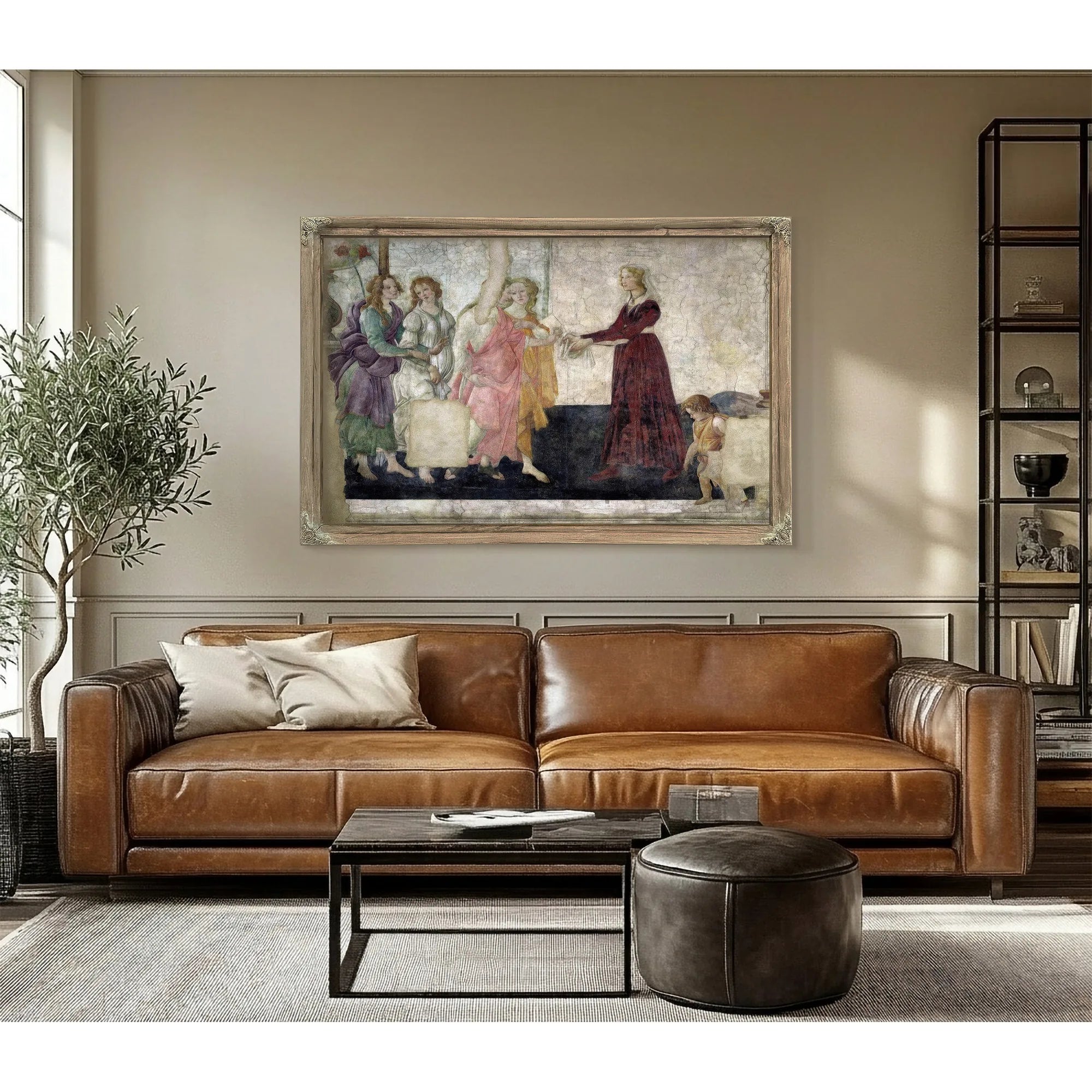Venus And The Graces Offering Gifts To A Young Girl By Sandro Botticelli Fine Art Print