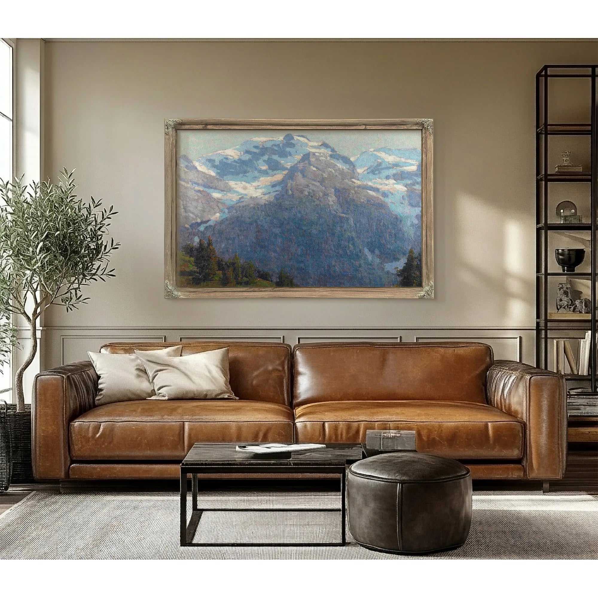 Majestic Alpine Scene By Edgar Payne Fine Art Print
