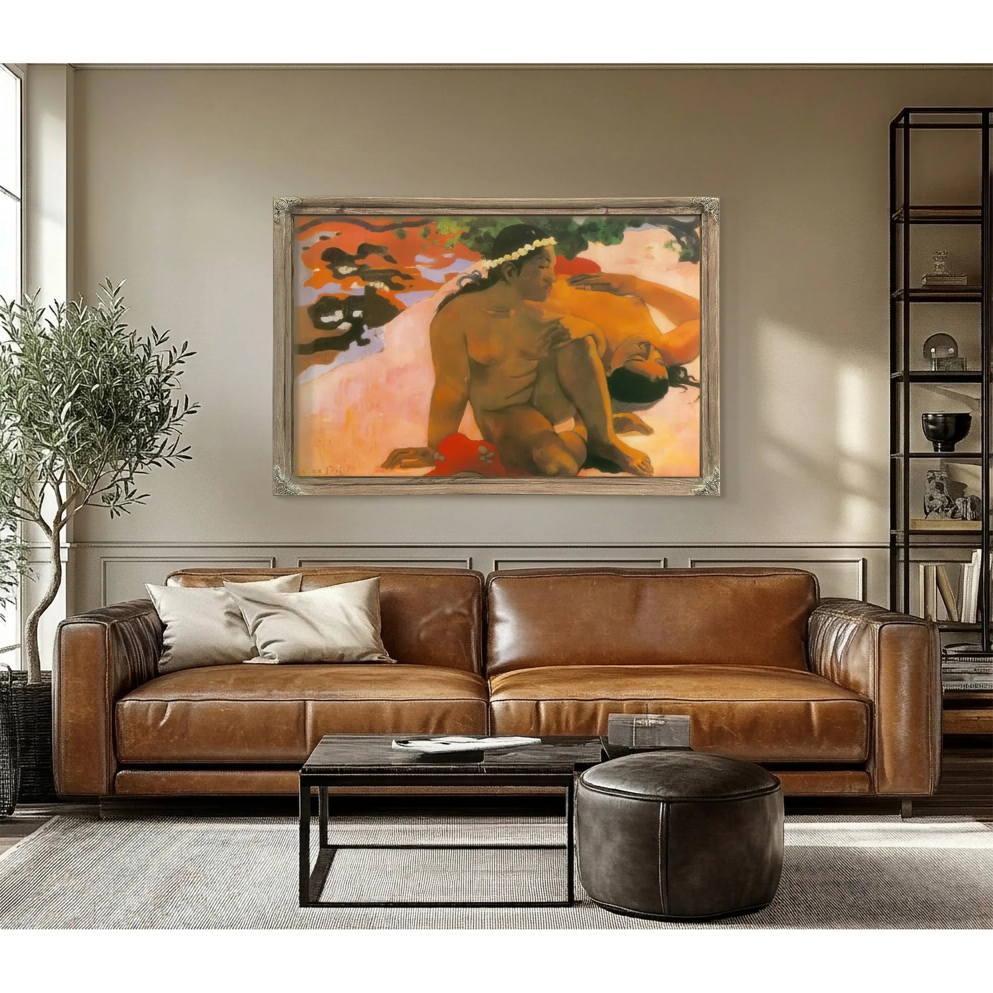 Aha Oe Feii ( What Are You Jealous) By Paul Gauguin Fine Art Print