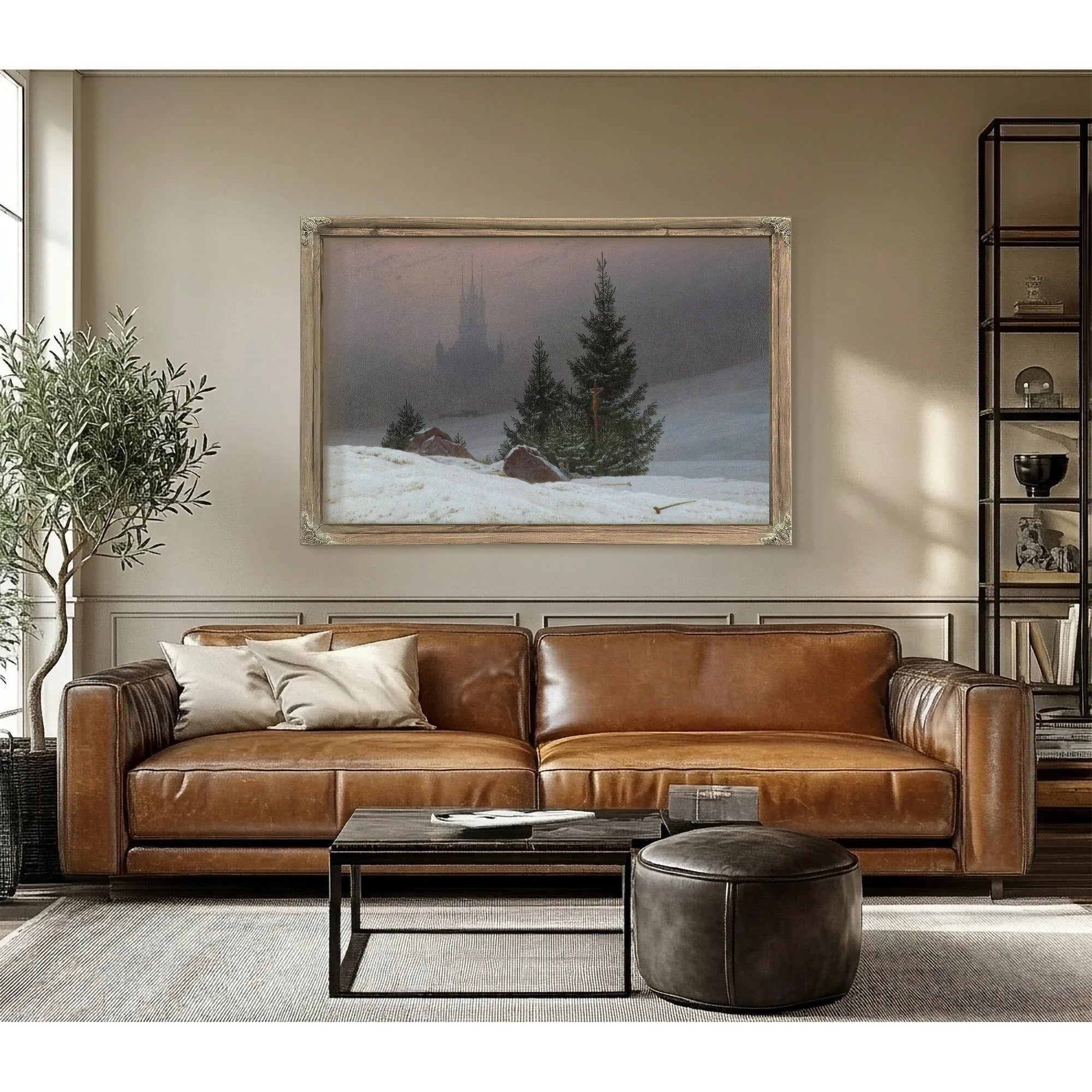 Winter Landscape 1811 By Caspar David Friedrich Fine Art Print
