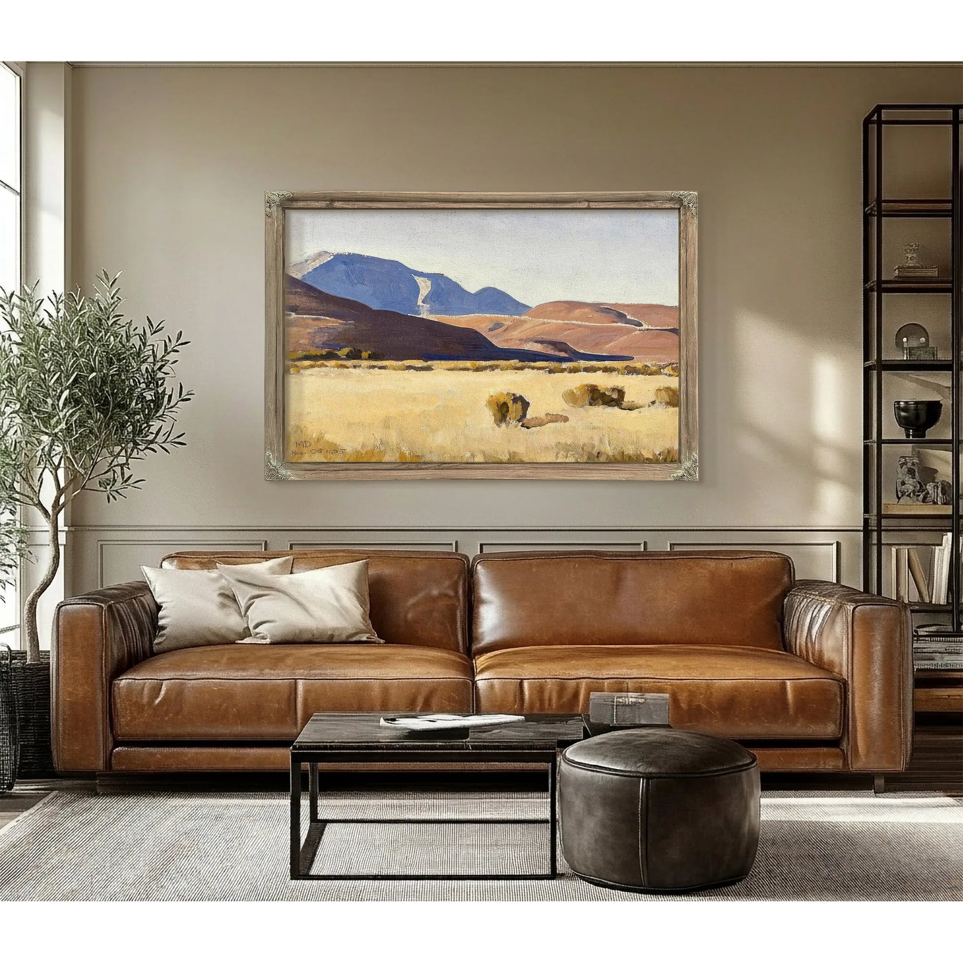 Desert Hills Nevada 1935 By Maynard Dixon Fine Art Print