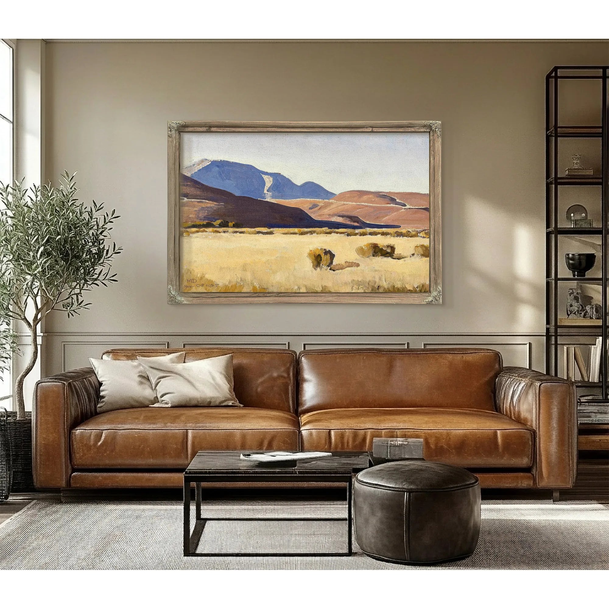 Desert Hills Nevada 1935 By Maynard Dixon Fine Art Print