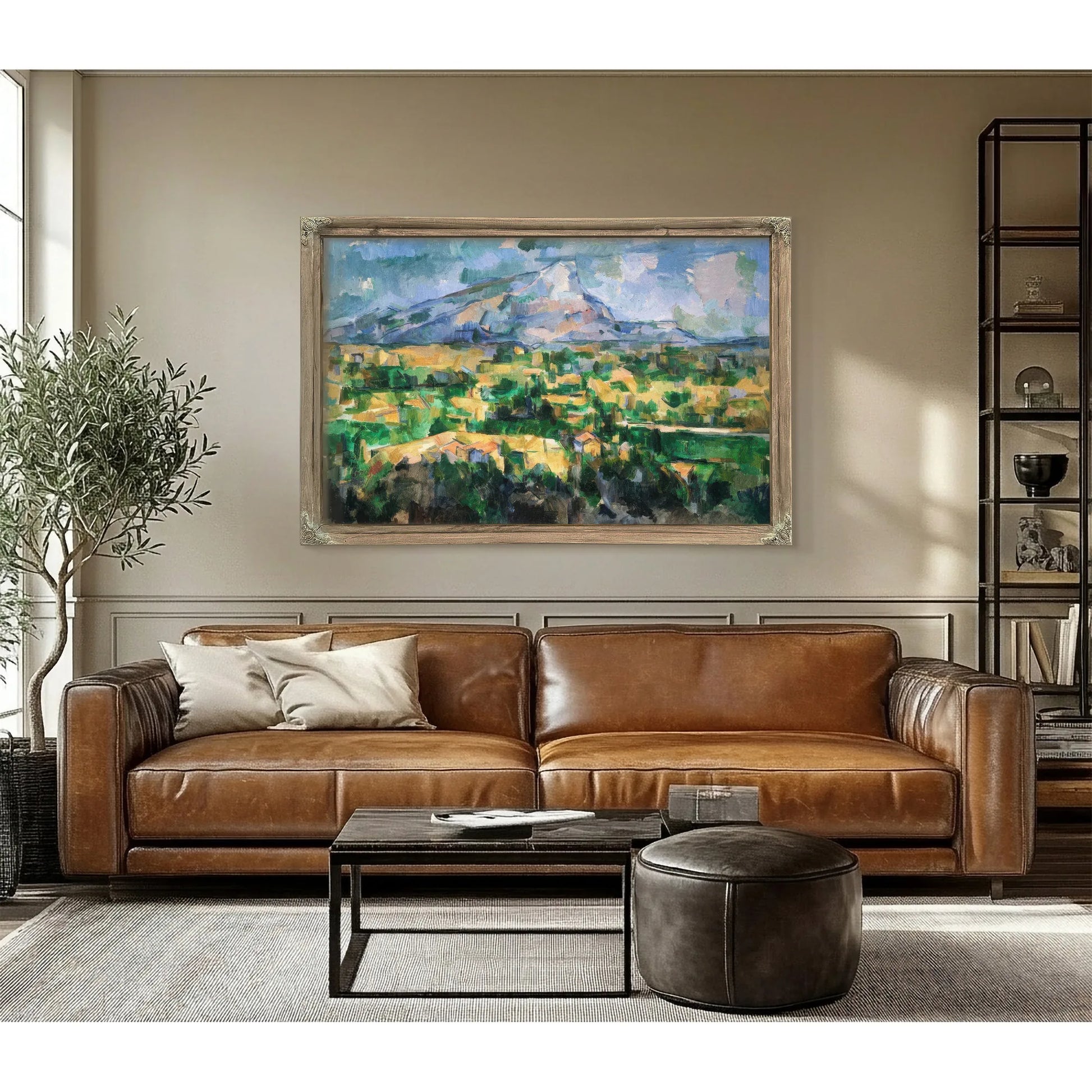 Mont Sainte Victoire By Paul Cezanne Fine Art Print