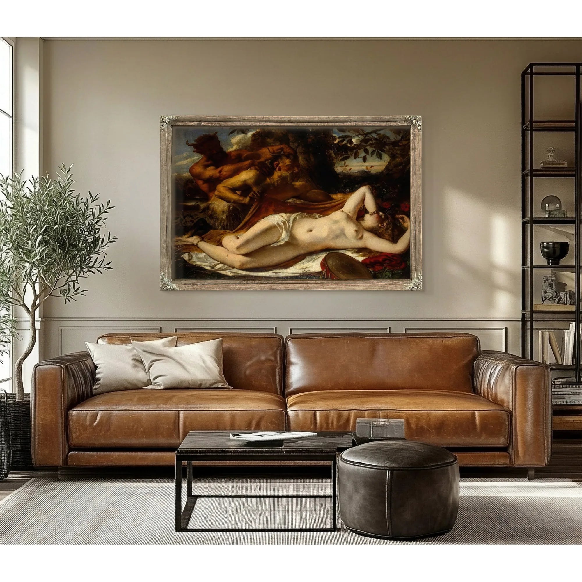 Sleeping Nymphs And Satyrs By William Etty Fine Art Print