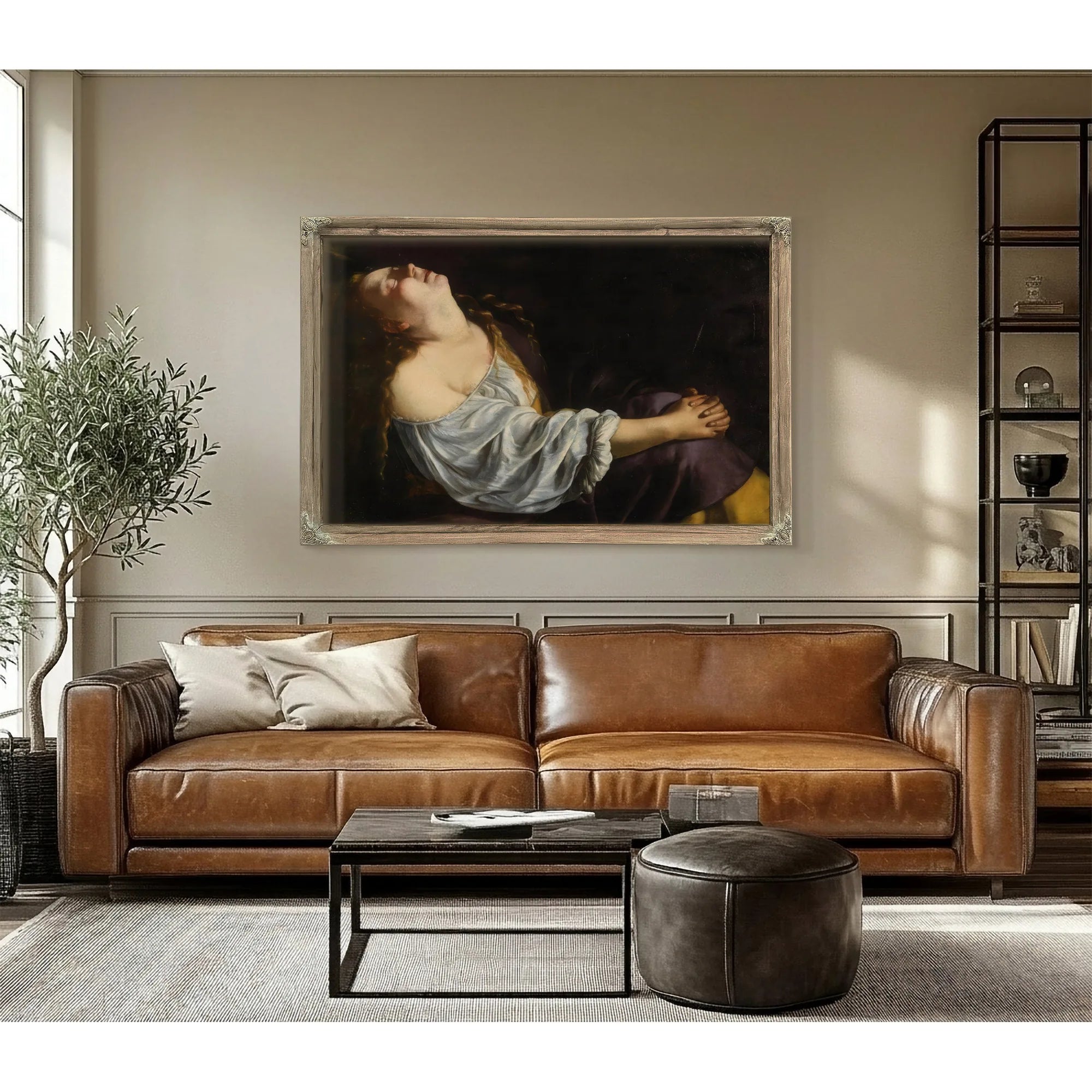 Mary Magdalene 1620 By Artemisia Gentileschi Fine Art Print