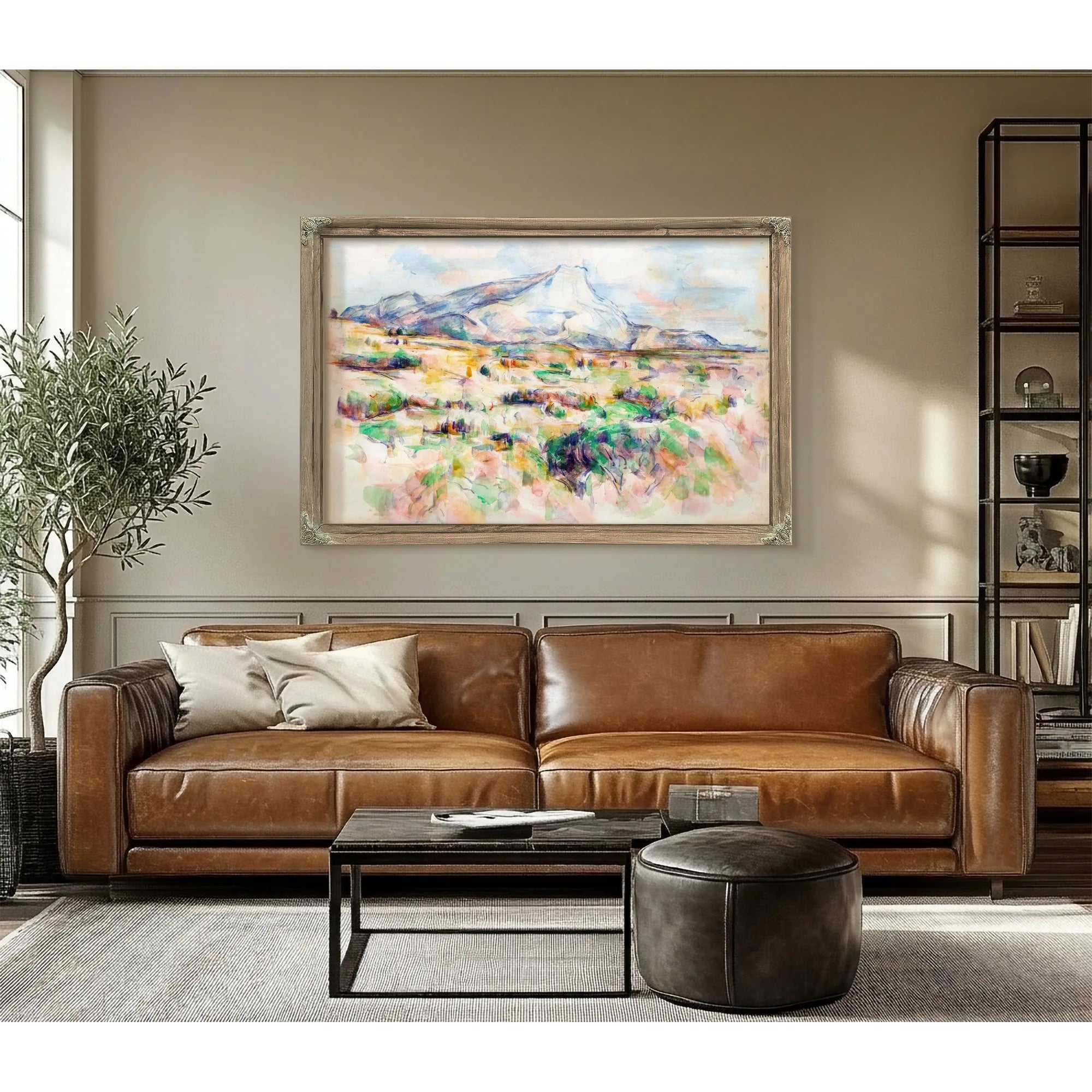Mont Saint Victoire By Paul Cezanne Fine Art Print
