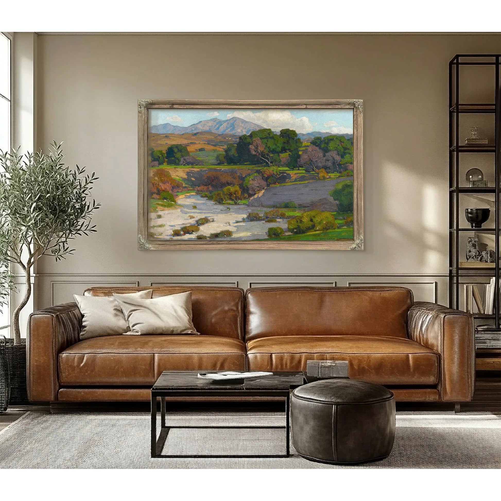 Saddleback Mountains Mission Viejo By William Wendt Fine Art Print