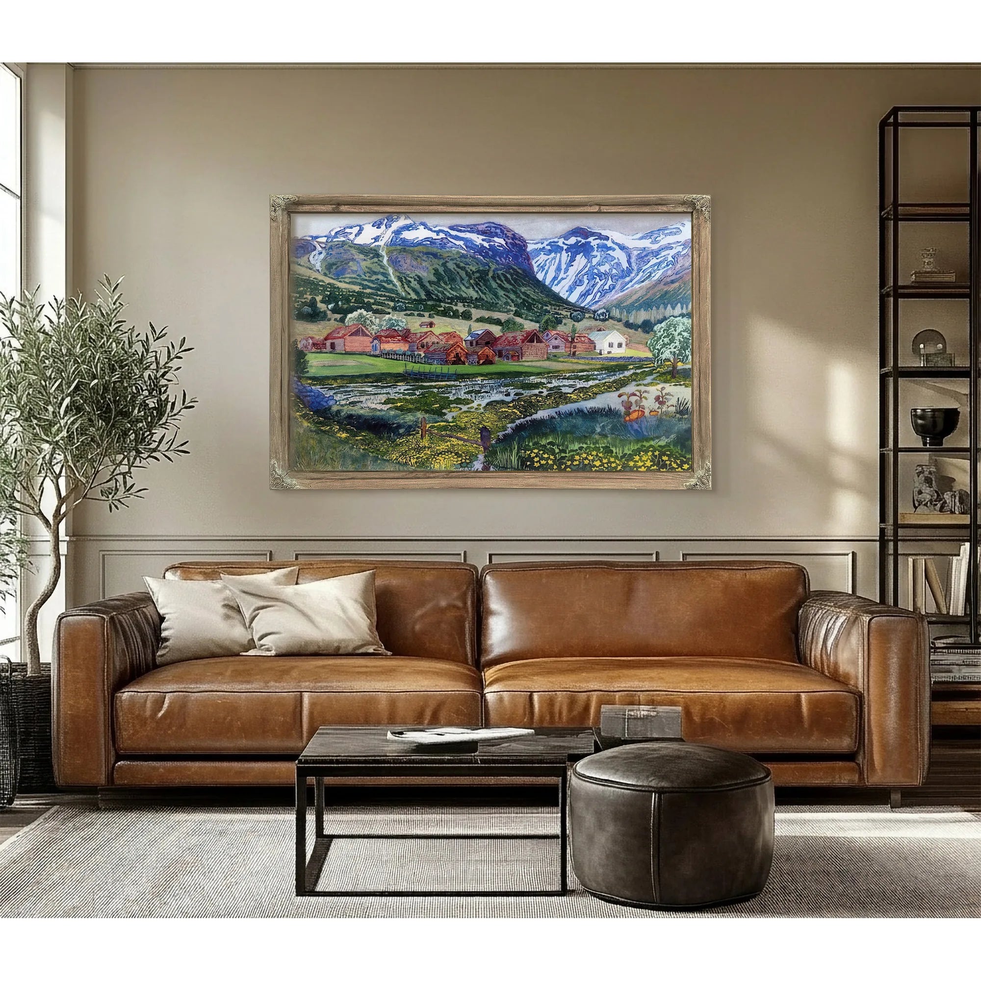 Marsh Marigold Night By Nicolai Astrup Fine Art Print