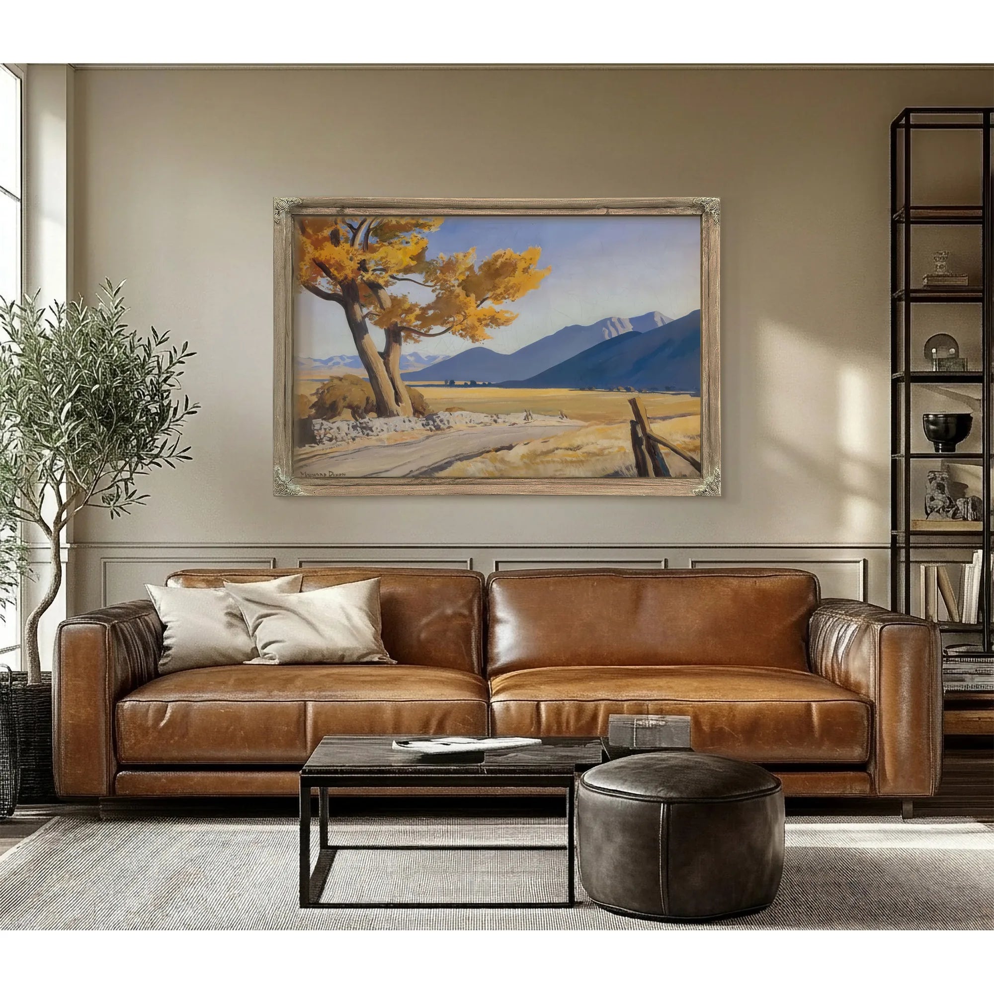 Limit Of Deseret By Maynard Dixon Fine Art Print