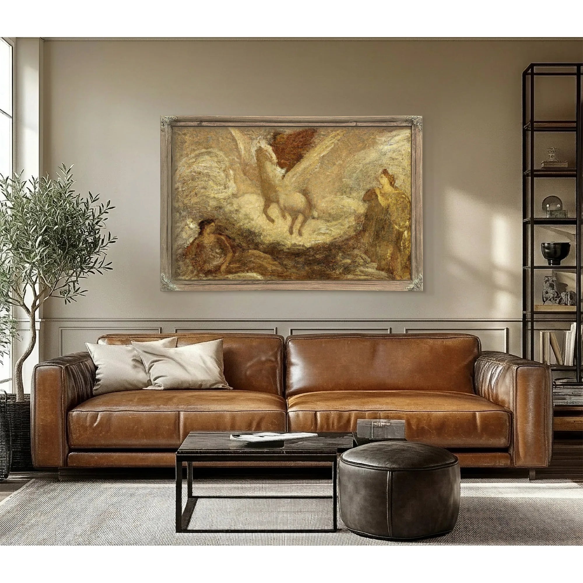 Pegasus Departing By Albert Pinkhamryder Fine Art Print