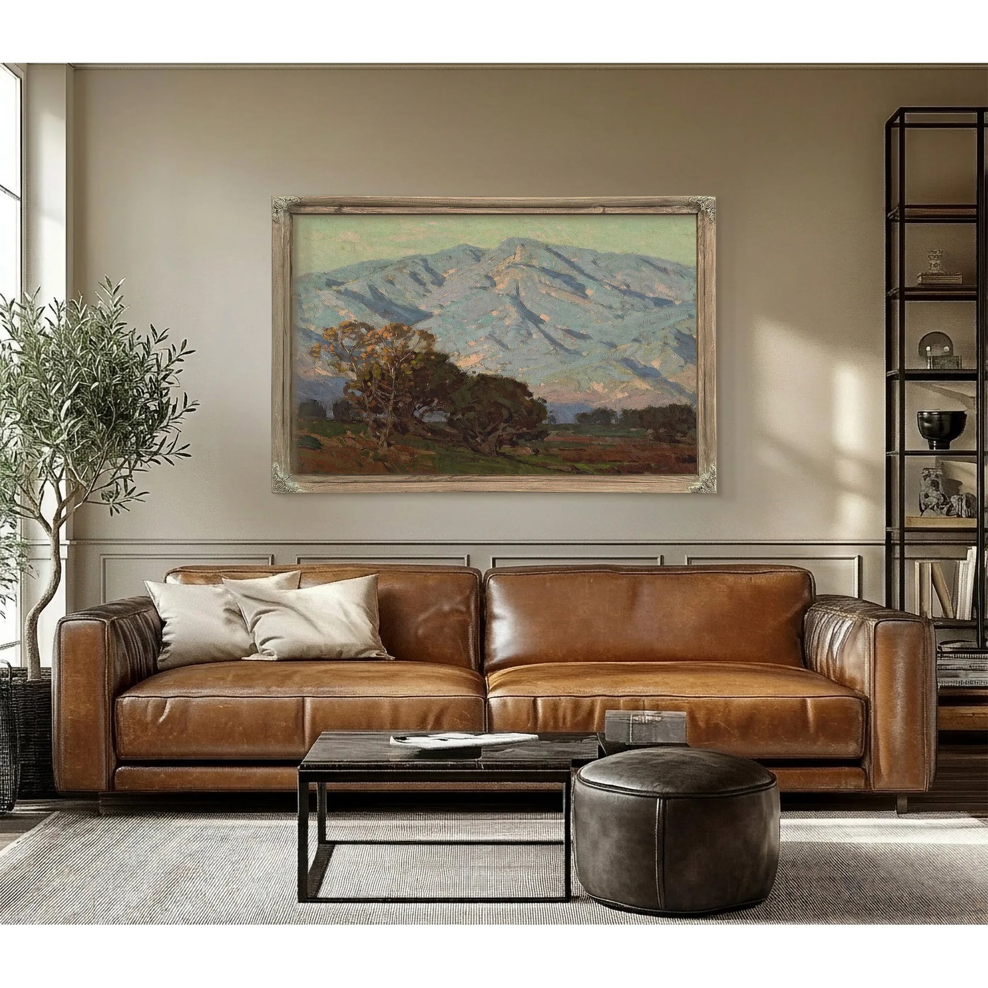 San Gabriel Mountains, 1921 By Edgar Payne Fine Art Print