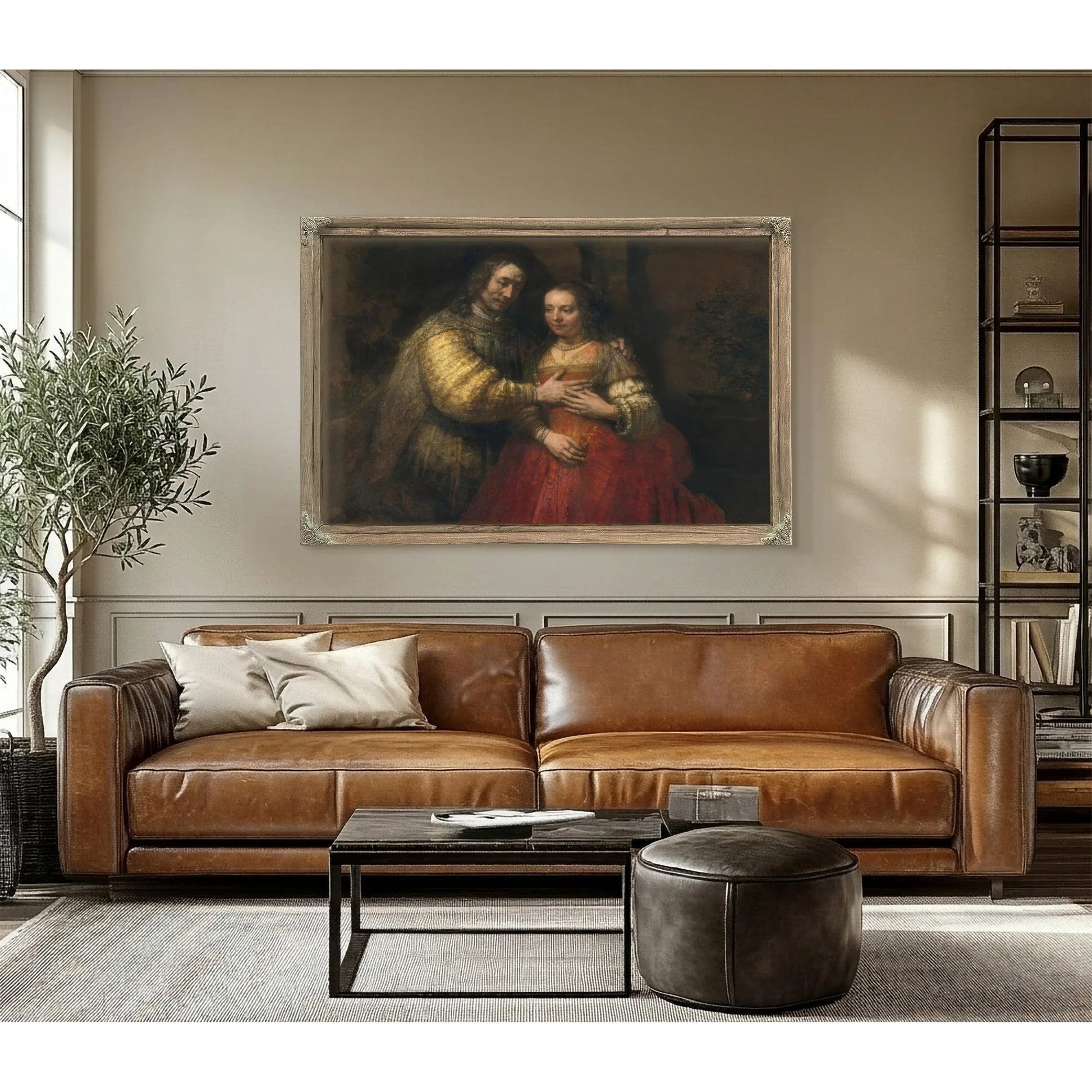The Jewish Bride By Rembrandt Fine Art Print