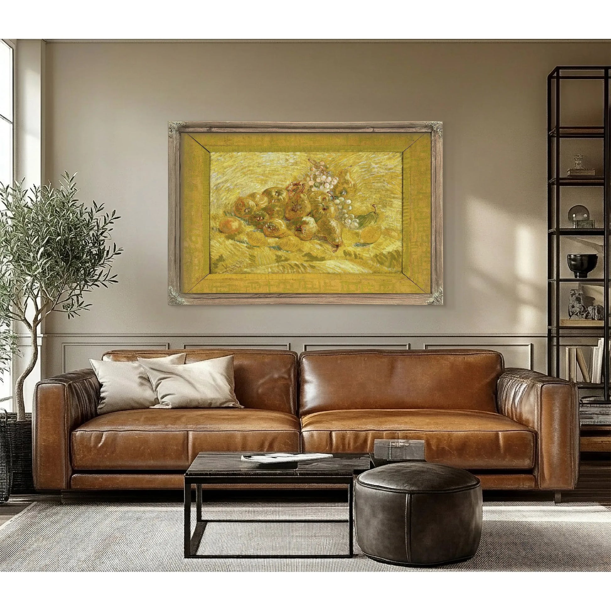 Quinces Lemons Pears And Grapes By Vincent Van Gogh Fine Art Print