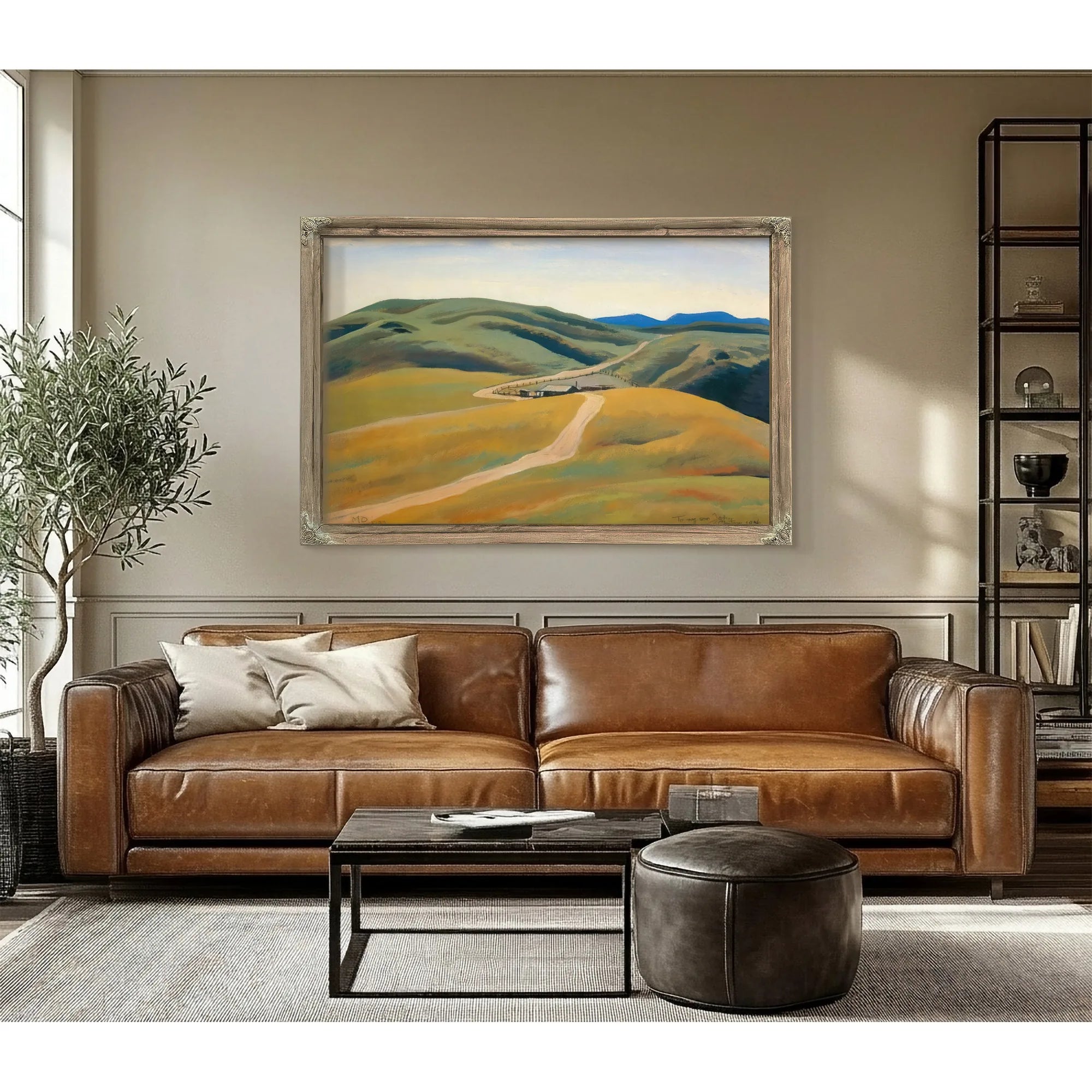 Sulpher Spring Ranch By Maynard Dixon Fine Art Print