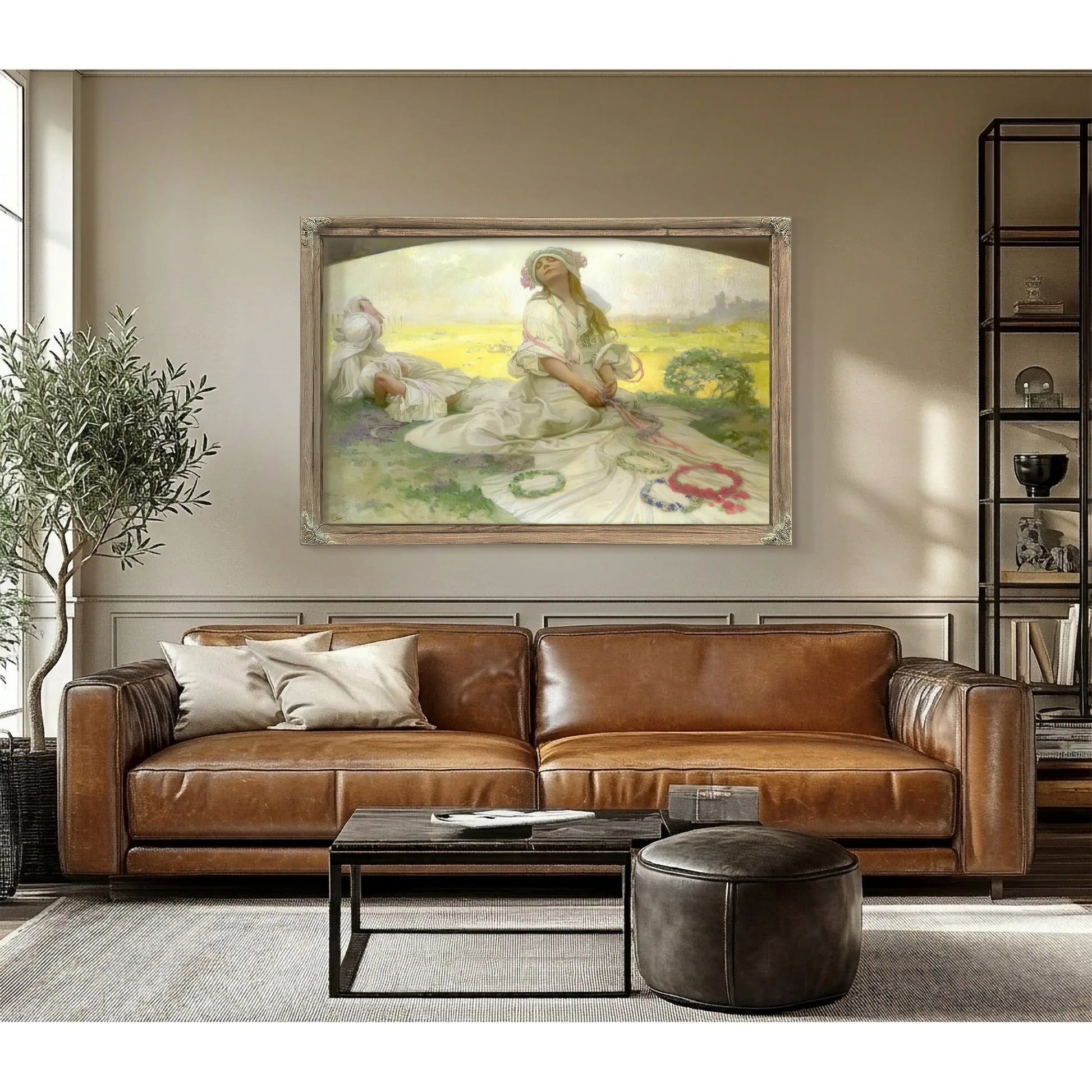 Song Of Bohemia (Our Song) By Alphonse Mucha Fine Art Print