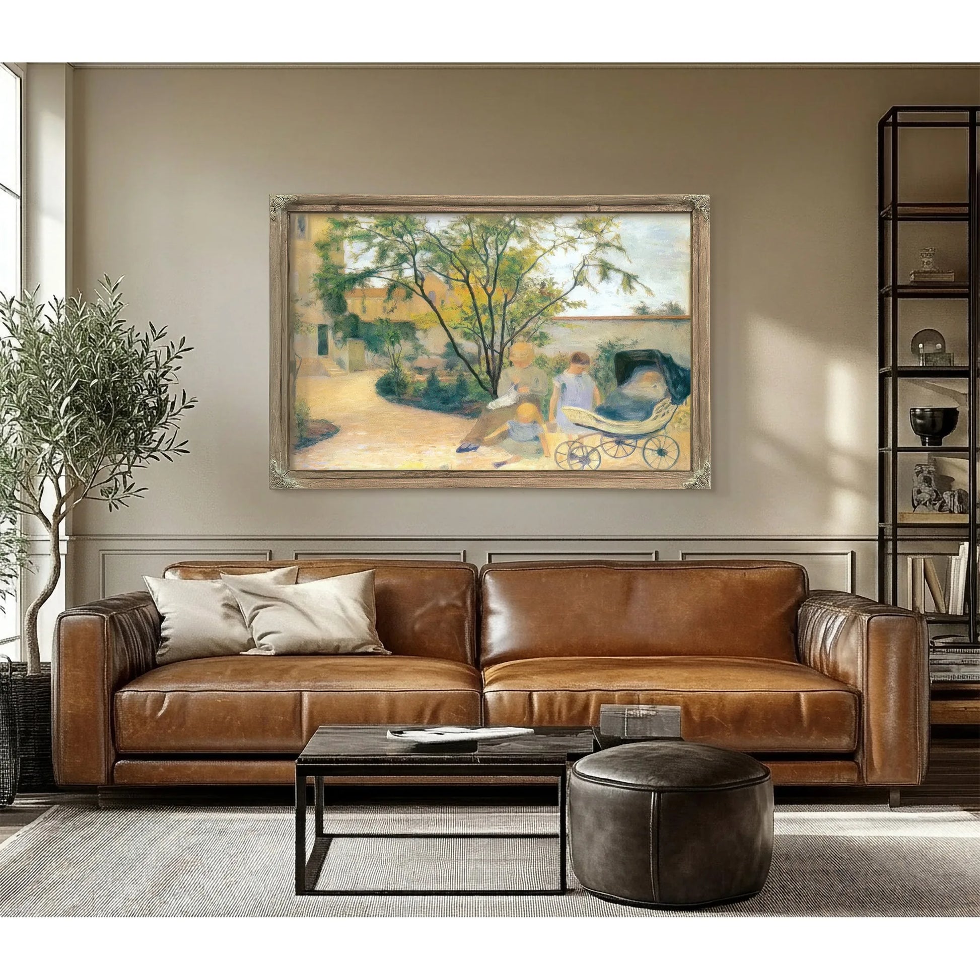 Garden At Vaugirard By Paul Gauguin Fine Art Print