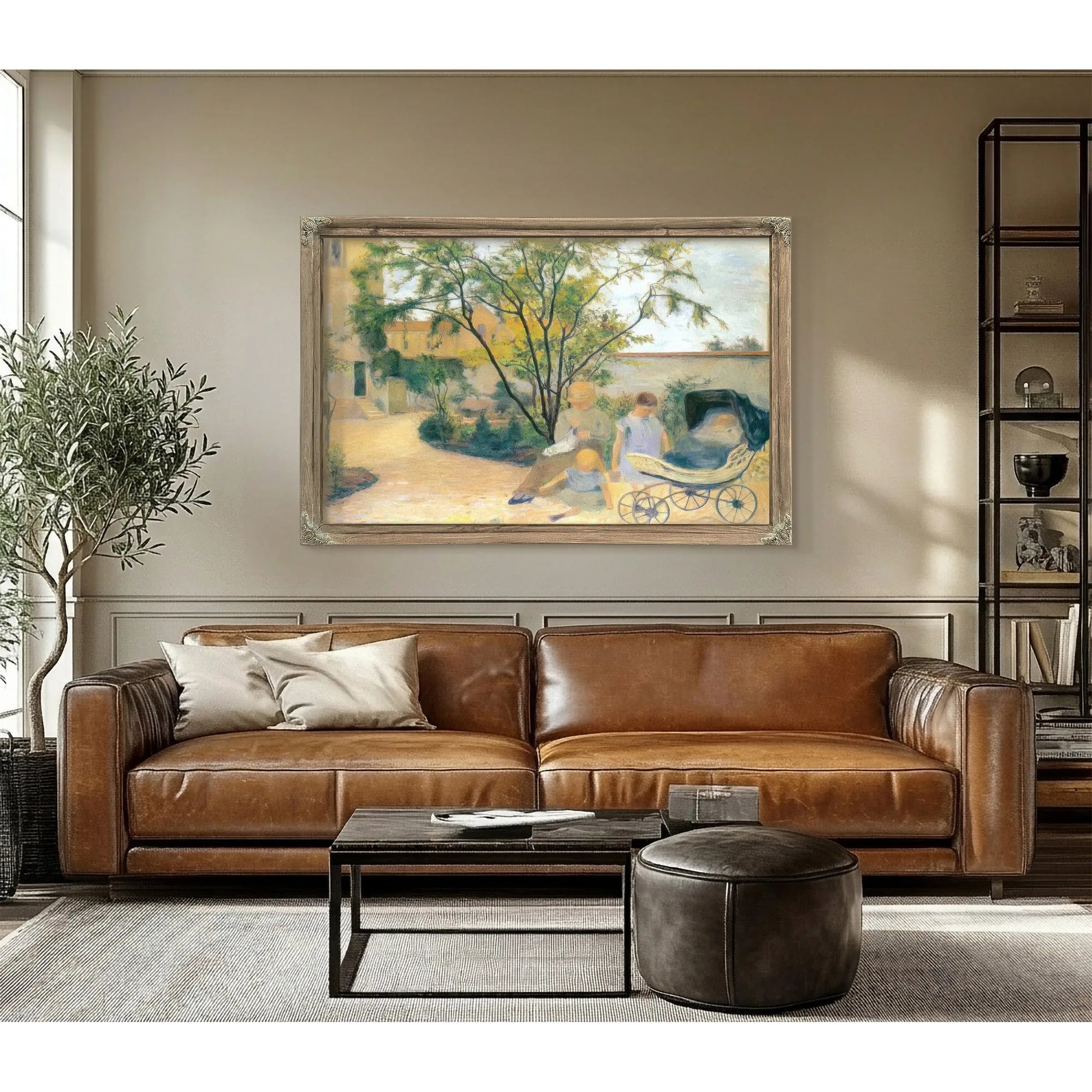 Garden At Vaugirard By Paul Gauguin Fine Art Print