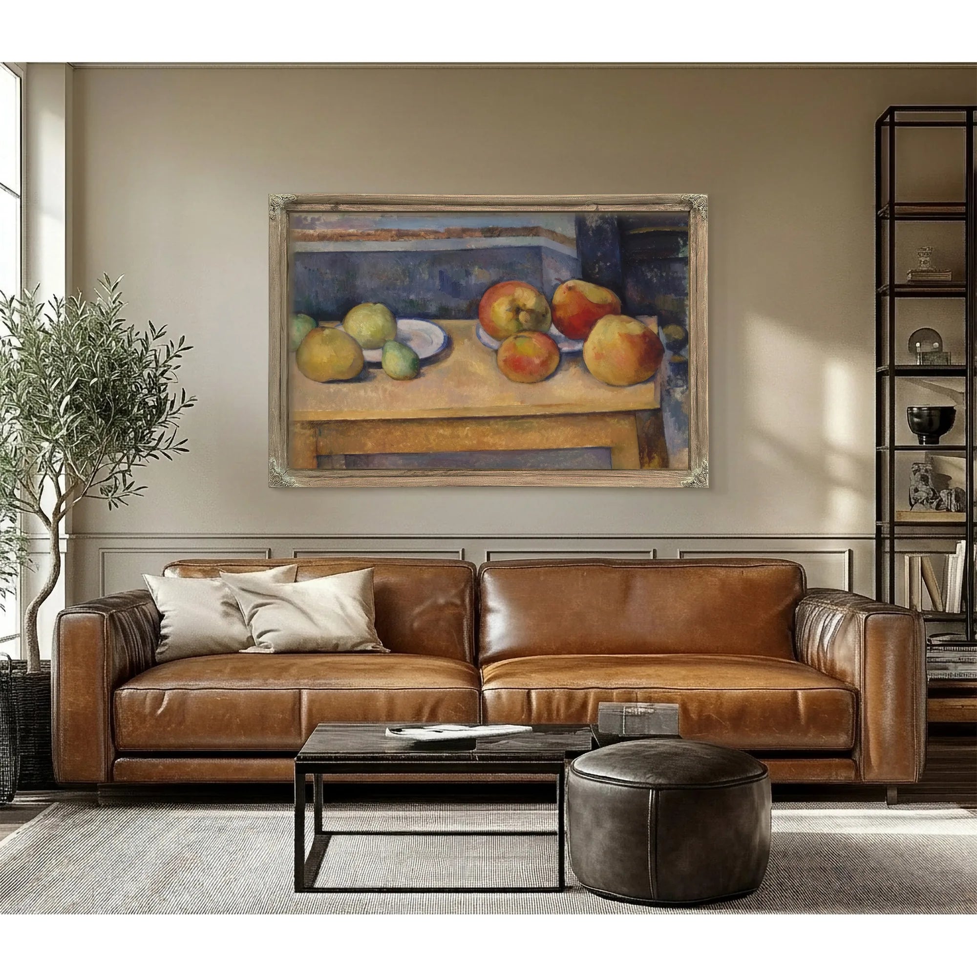 Still Life With Apples And Pears 1892 By Paul Cezanne Fine Art Print