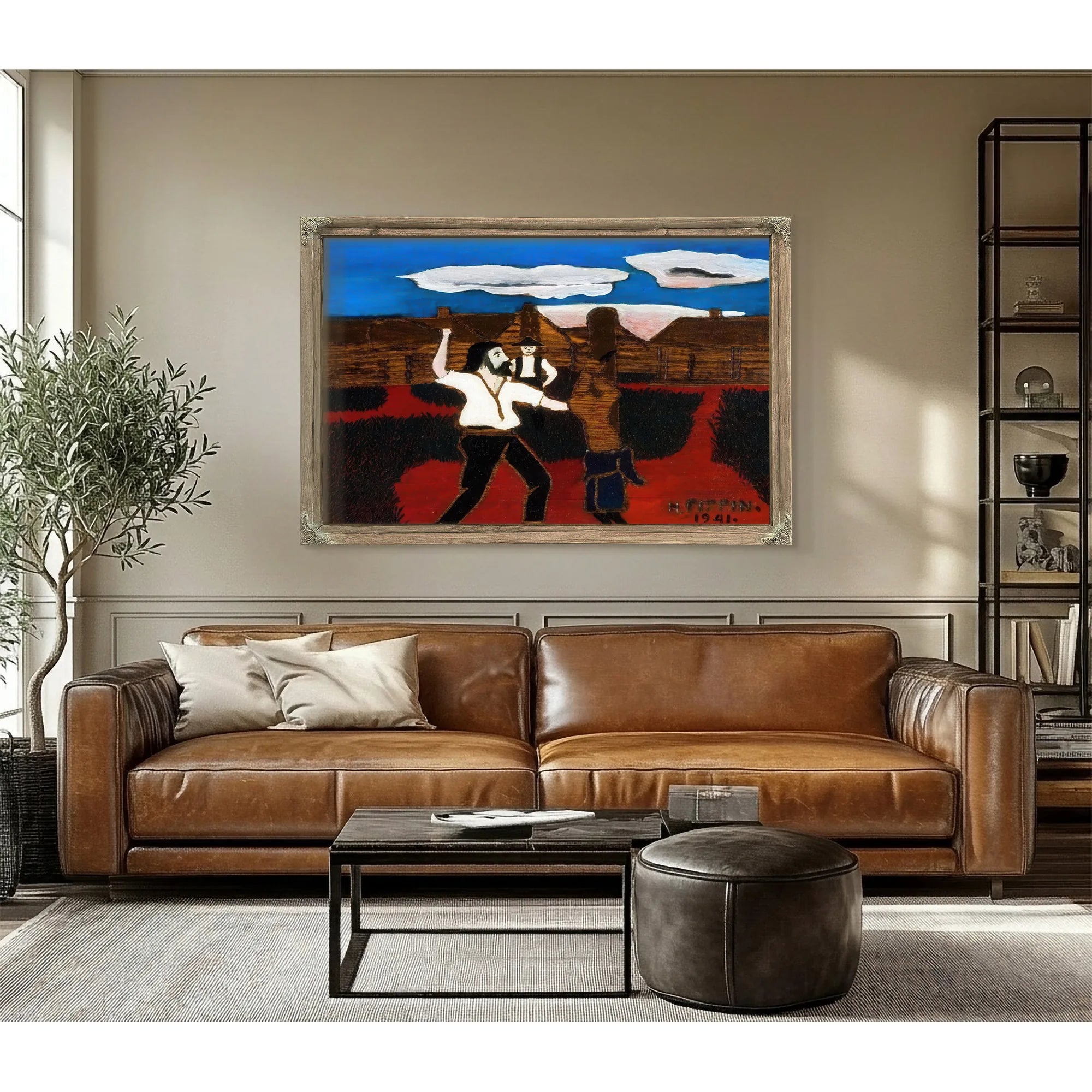 The Whipping By Horace Pippin Fine Art Print