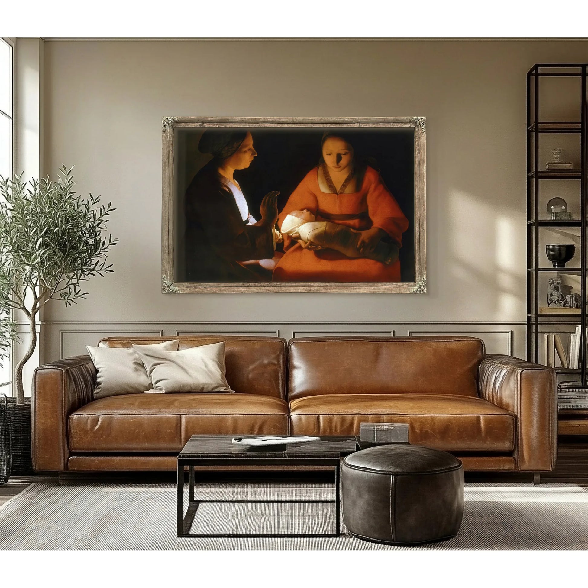 The Newborn Christ 1640 By Georges De La Tour Fine Art Print