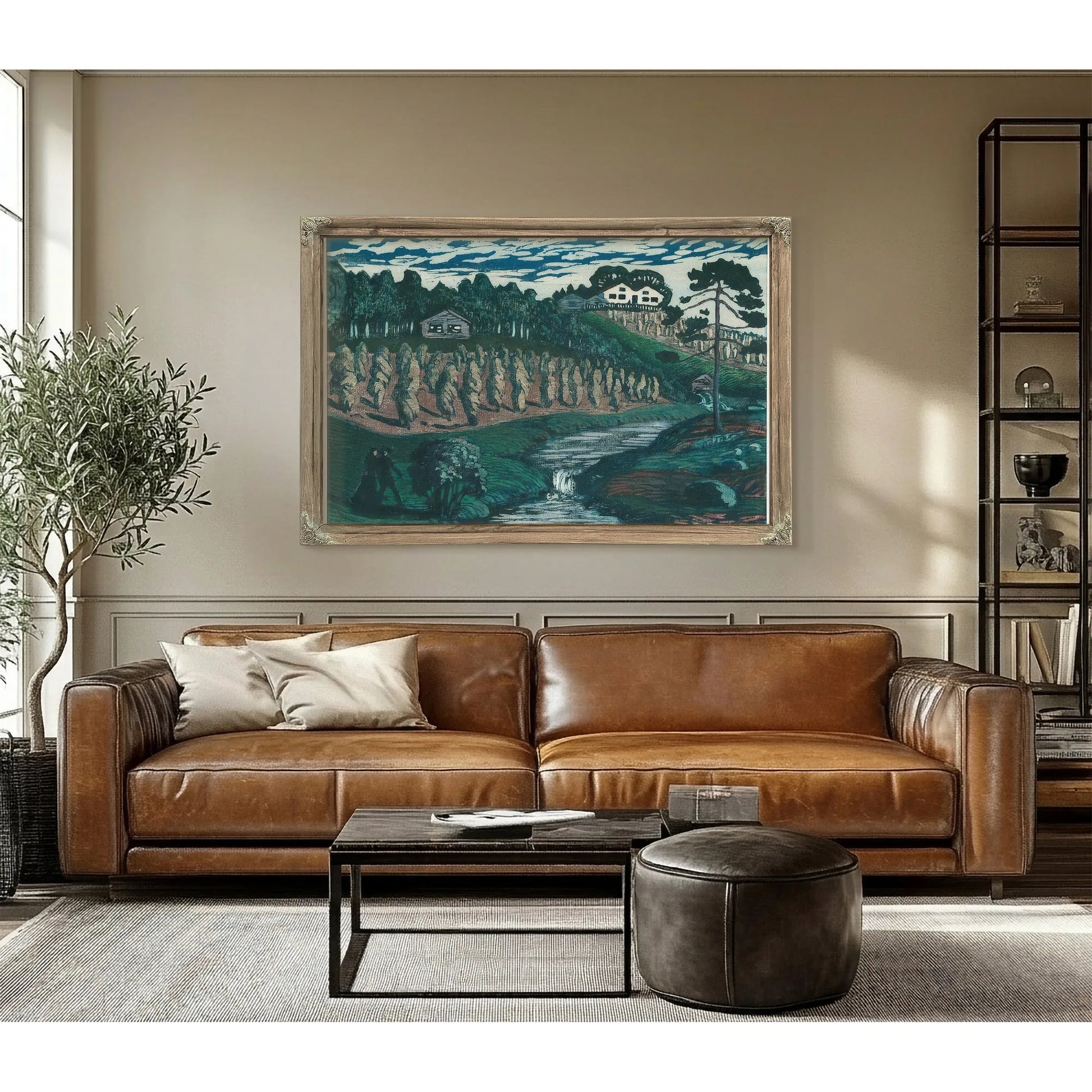 Large Stook 3 By Nicolai Astrup Fine Art Print