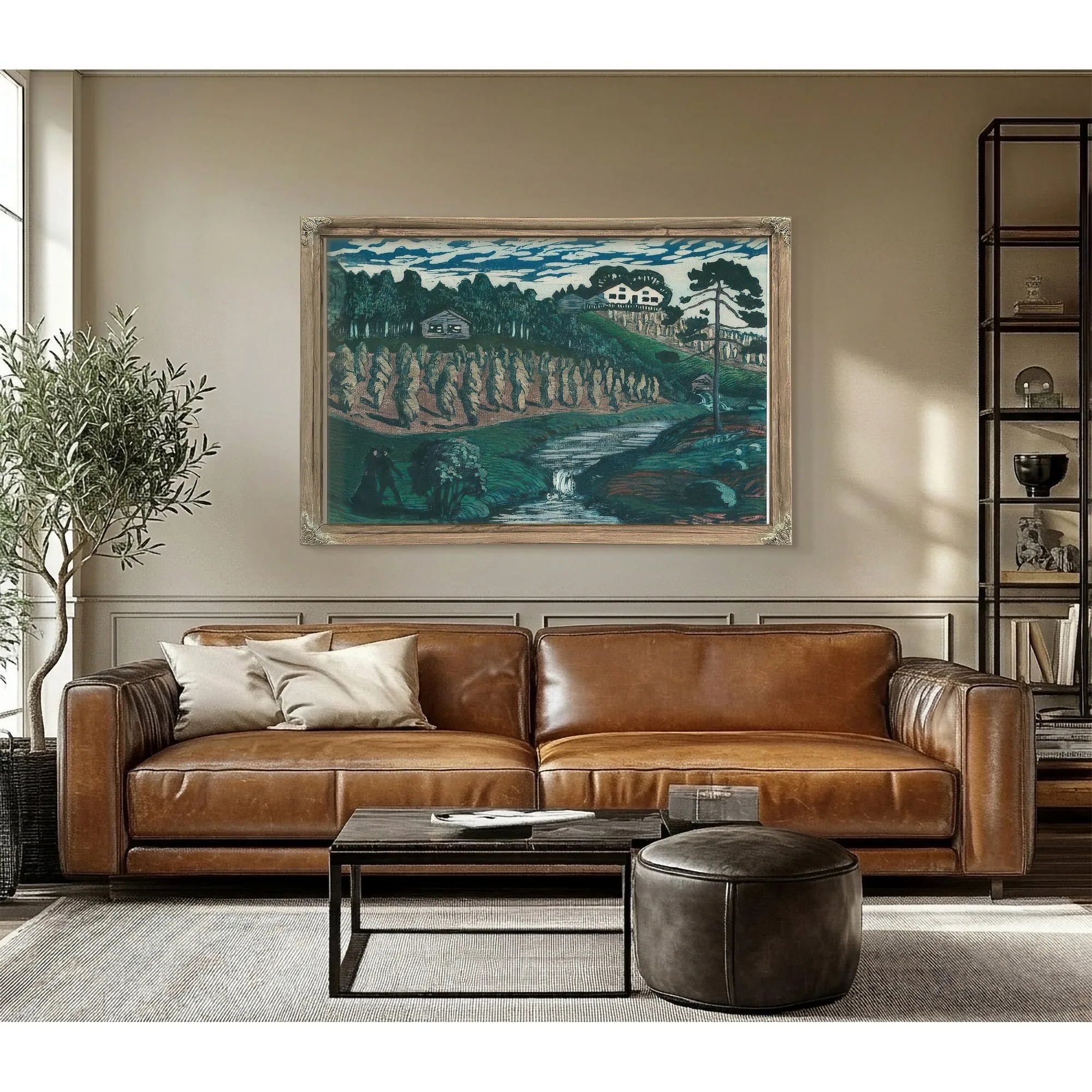 Large Stook 3 By Nicolai Astrup Fine Art Print