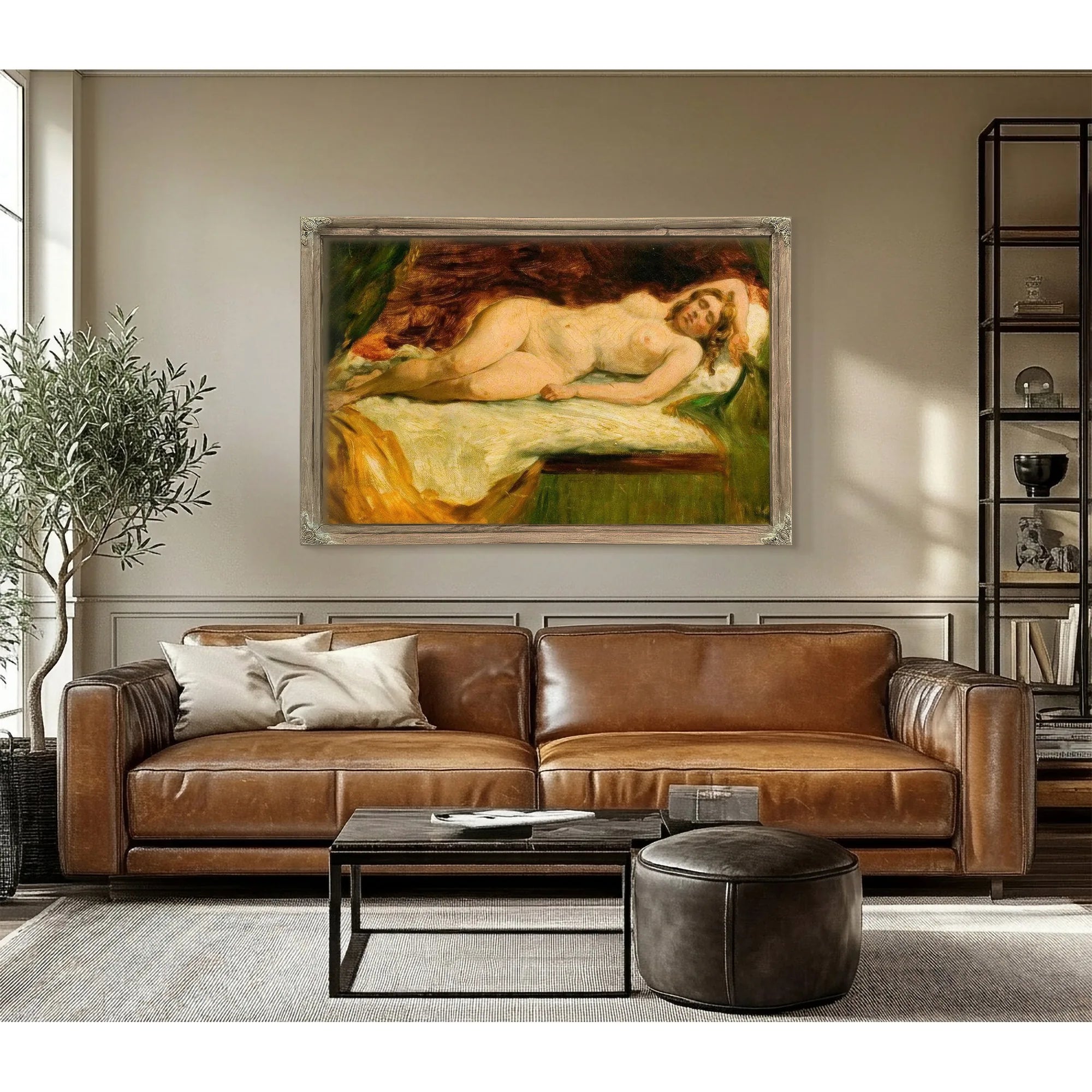 Study Of A Nude Female Sleeping By William Etty Fine Art Print