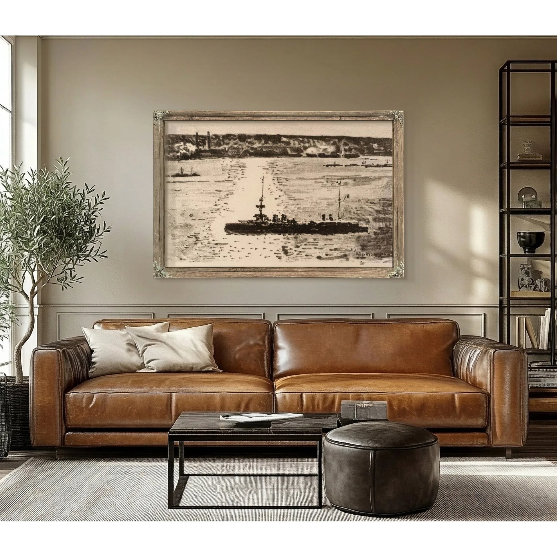 The French Cruiser By Childe Hassam Fine Art Print