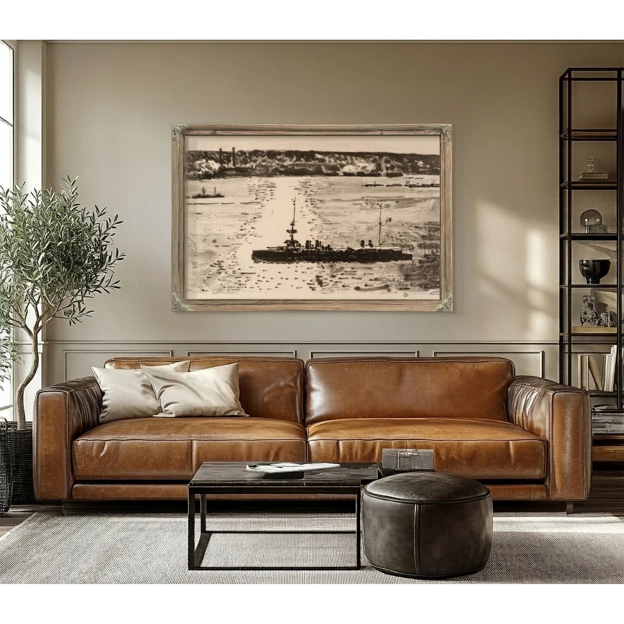The French Cruiser By Childe Hassam Fine Art Print