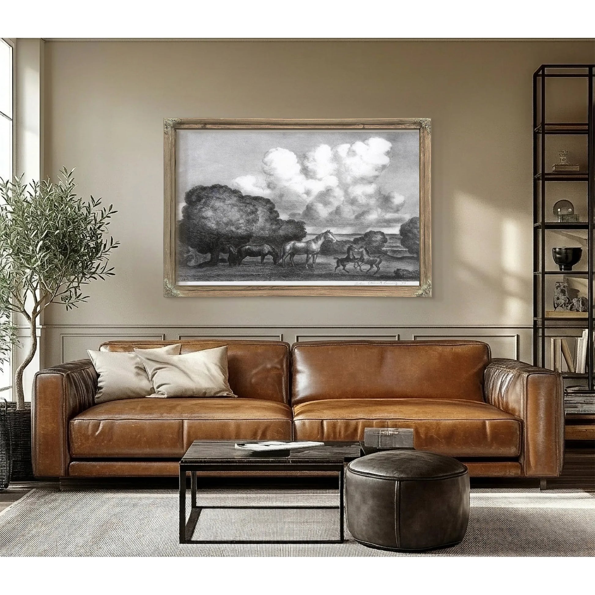 Summer Afternoon (C. 35), 1939 By John Steuart Curry Fine Art Print