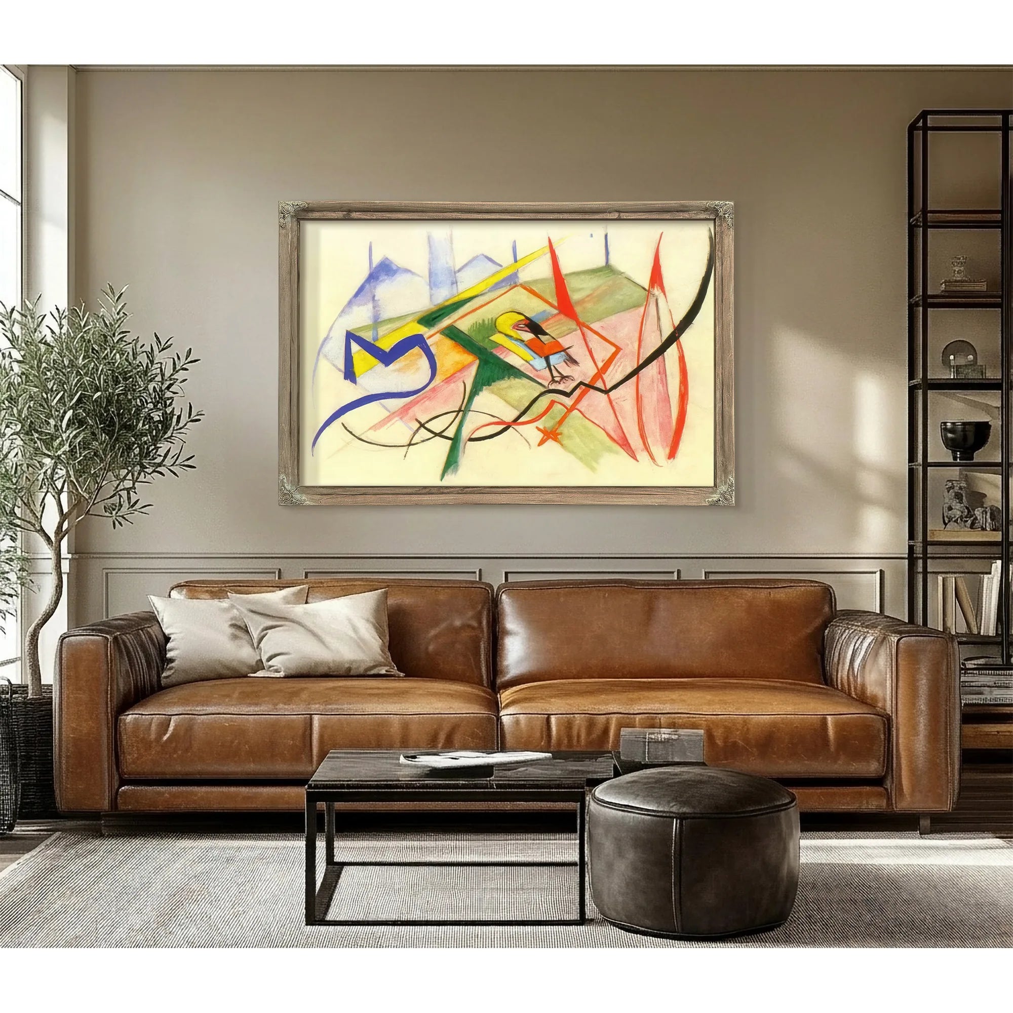 Smal Mythical Creature By Franz Marc Fine Art Print