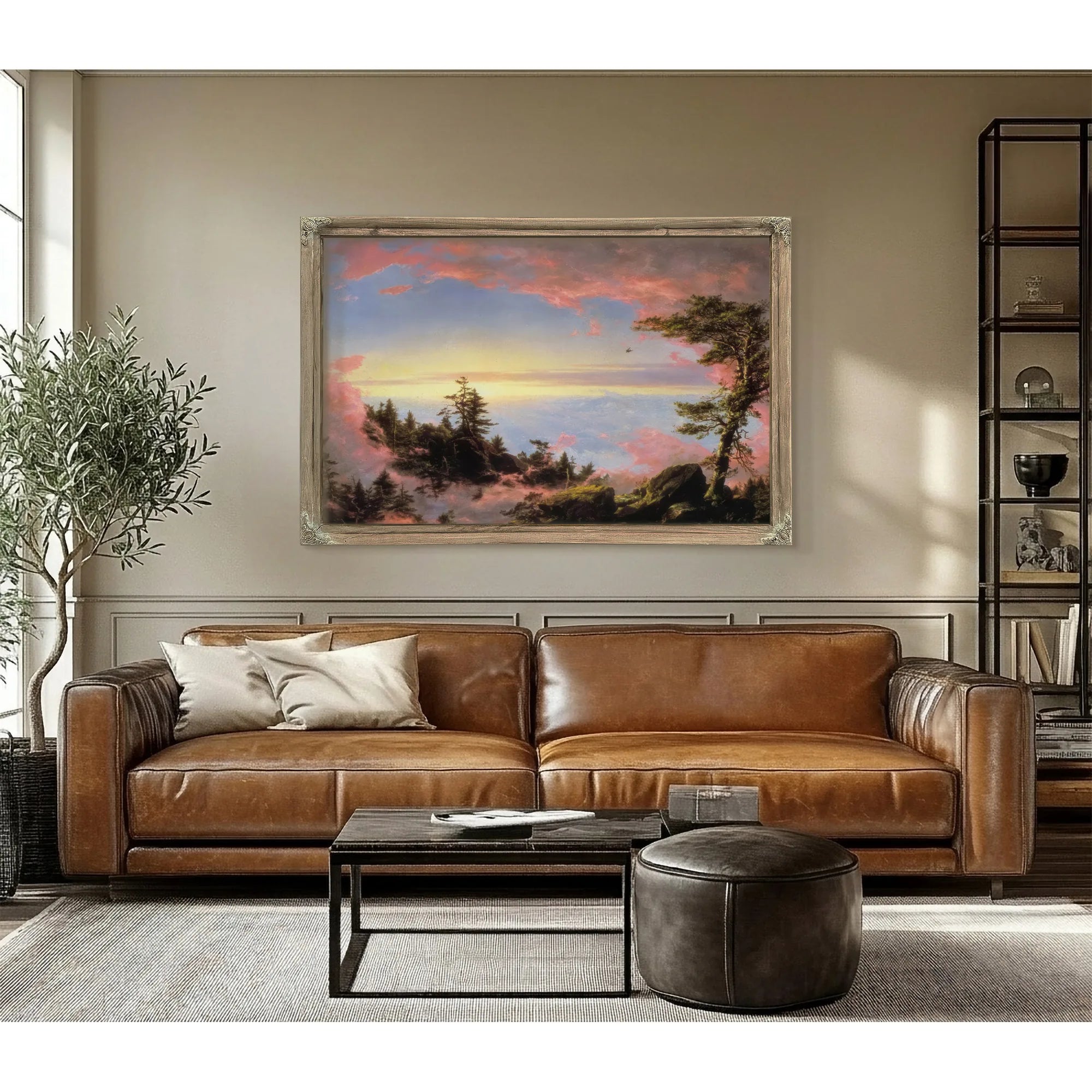 Above The Clouds At Sunrise By Frederic Edwin Church Fine Art Print