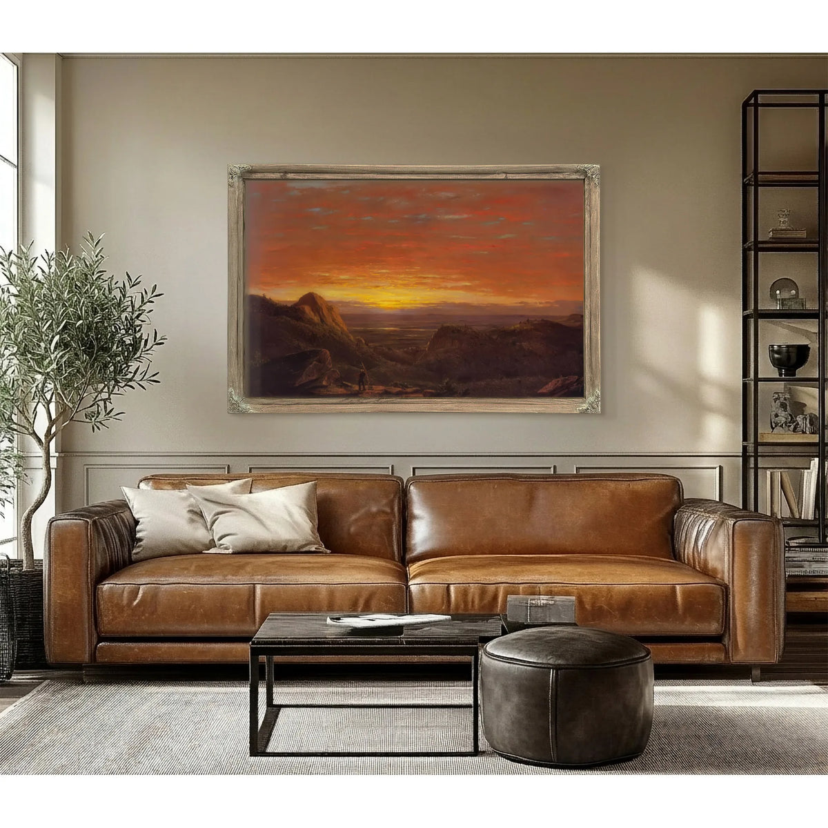 Morning 1848 By Frederic Edwin Church Fine Art Print