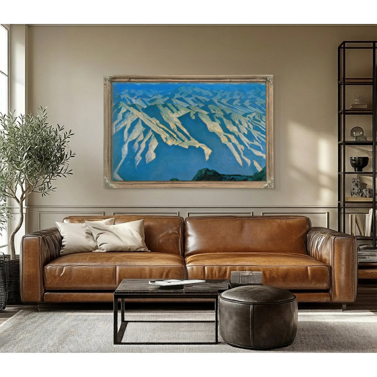 Men And Mountains By Maynard Dixon Fine Art Print