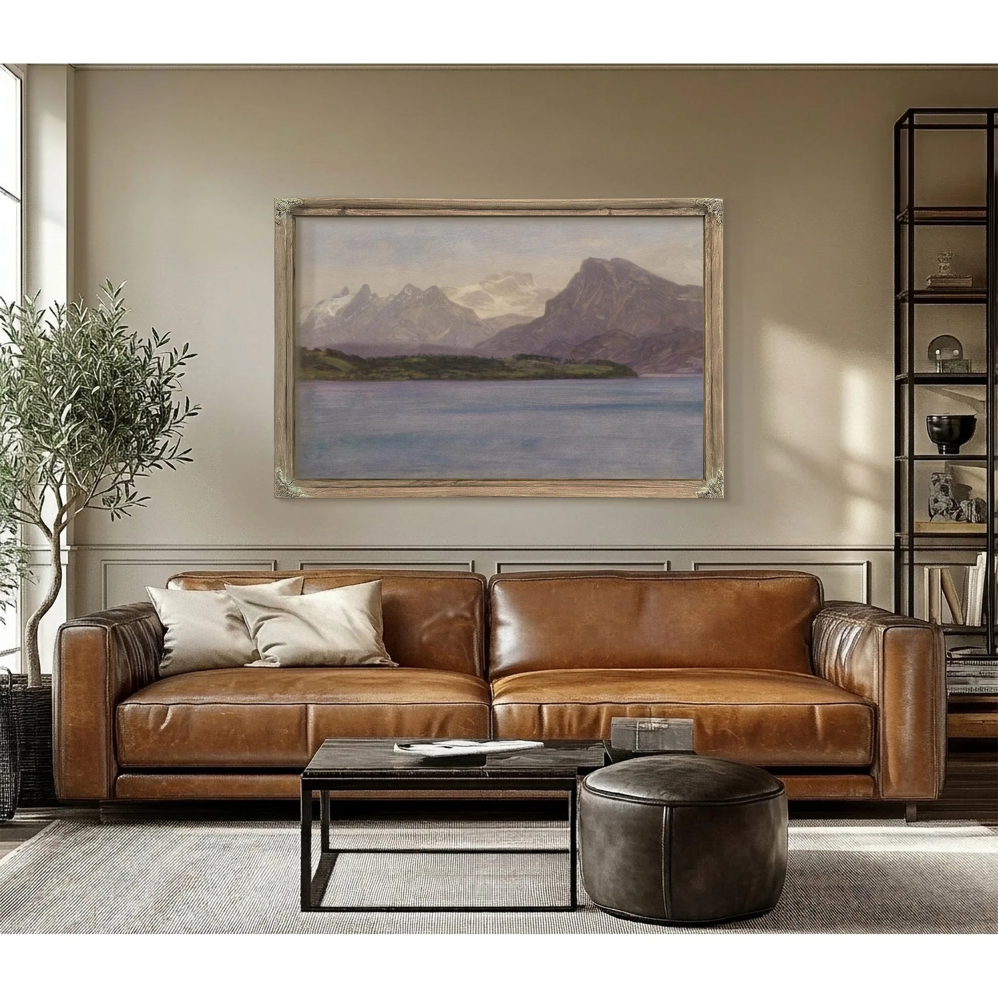 Alaskan Coast Range By Albert Bierstadt Fine Art Print