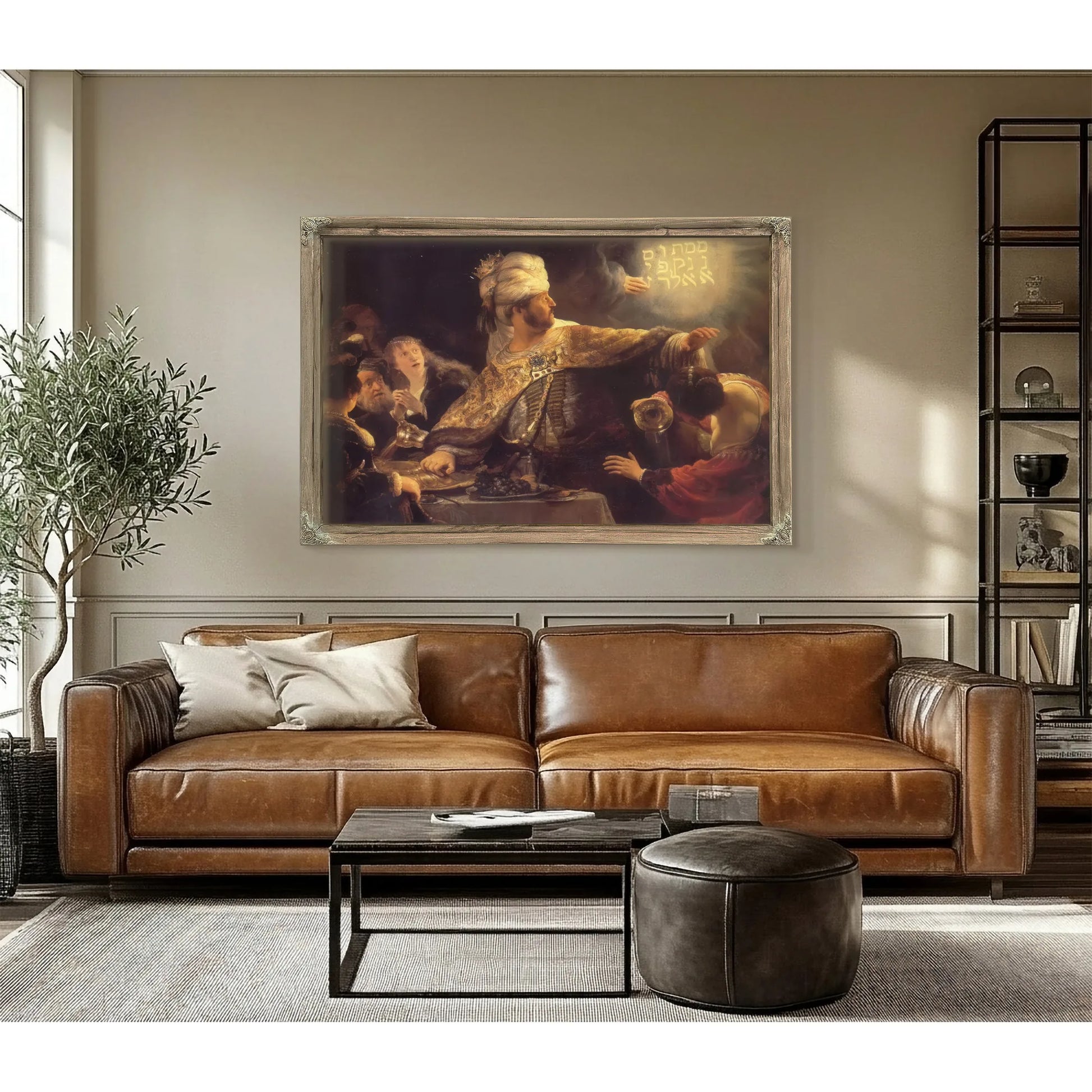 The Feast Of Belshazzar 1635 By Rembrandt Fine Art Print