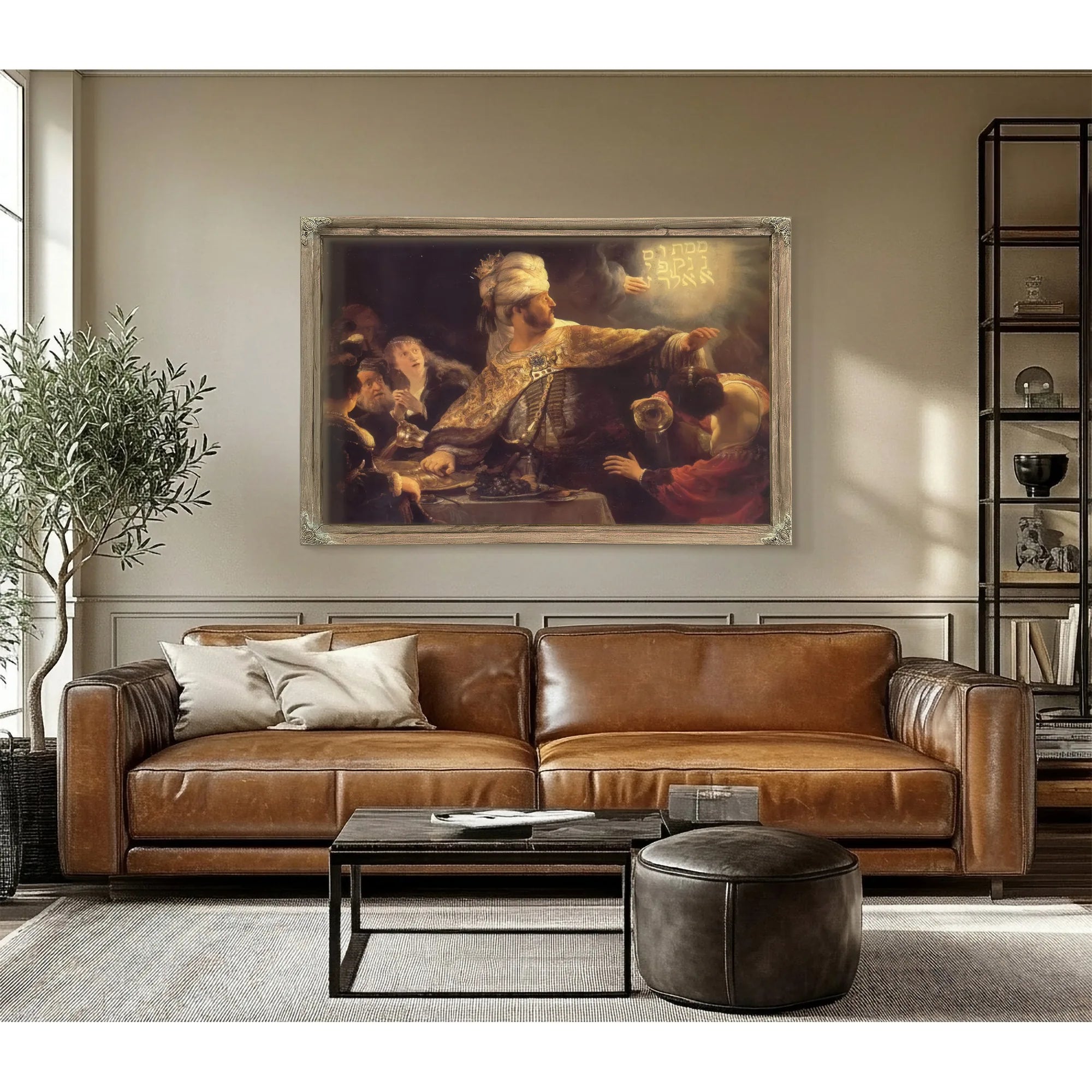 The Feast Of Belshazzar 1635 By Rembrandt Fine Art Print