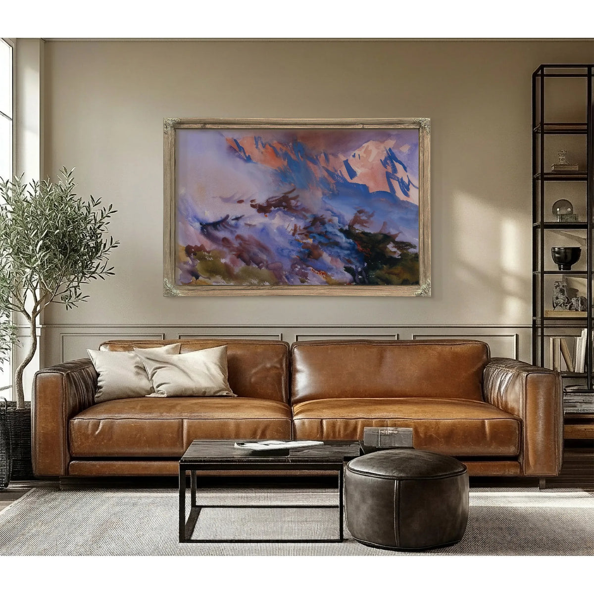 Mountain Fire By John Singer Sargent Fine Art Print