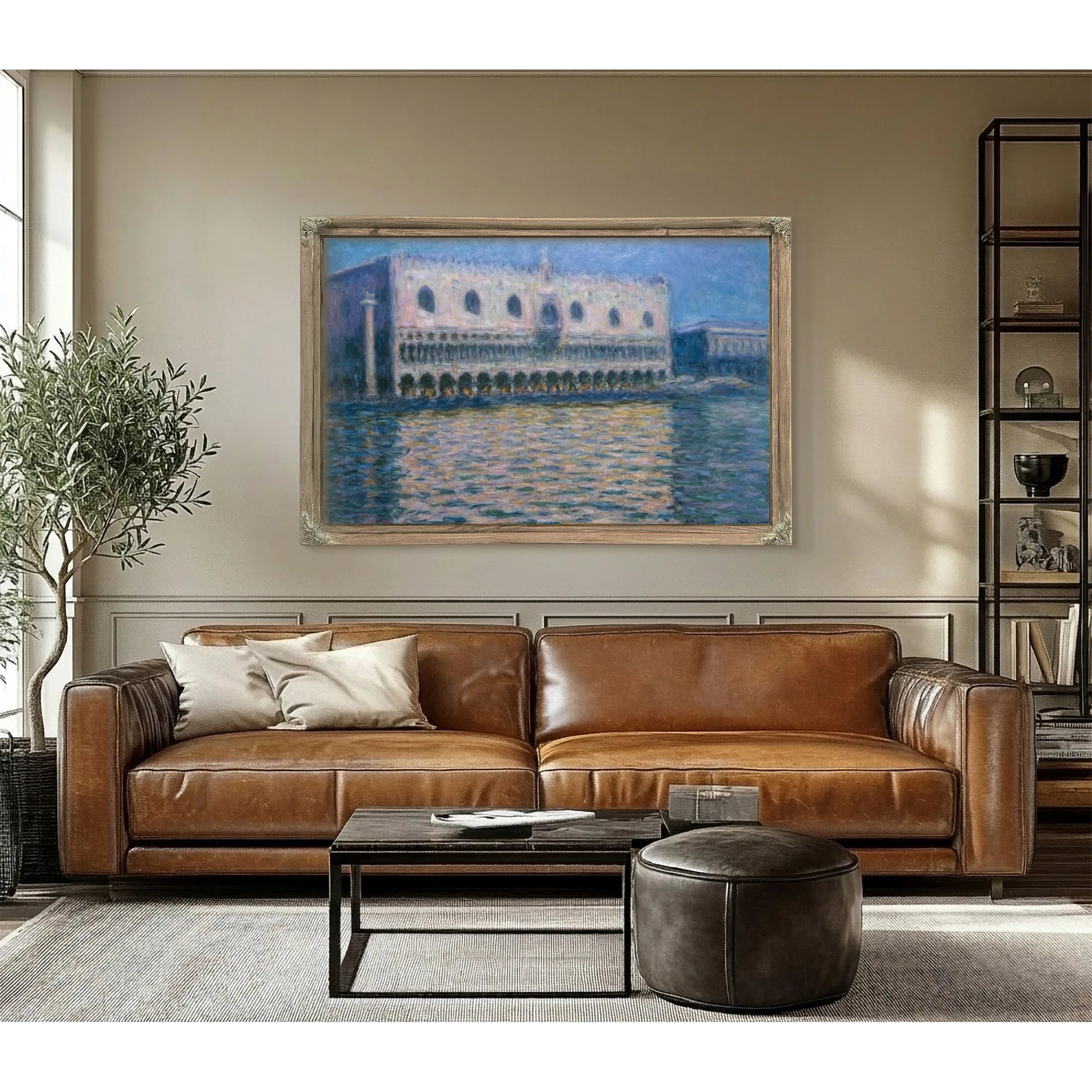 The Doge's Palace In Venice By Claude Monet Fine Art Print