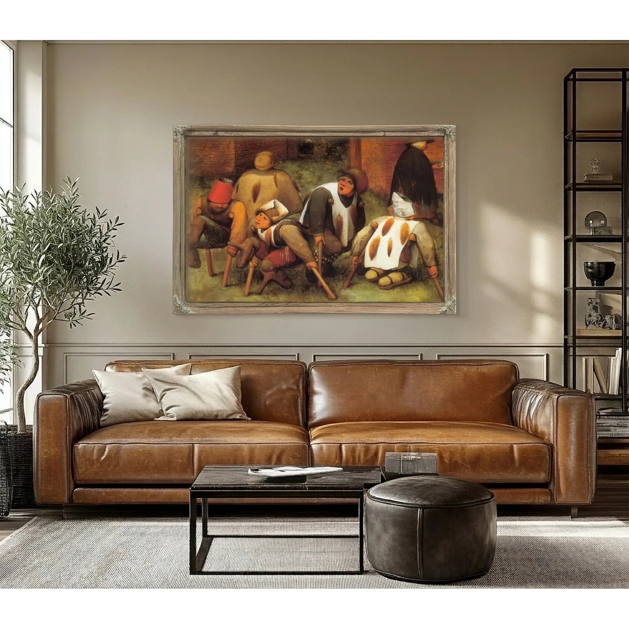 The Cripples 1568 By Pieter Bruegel Fine Art Print