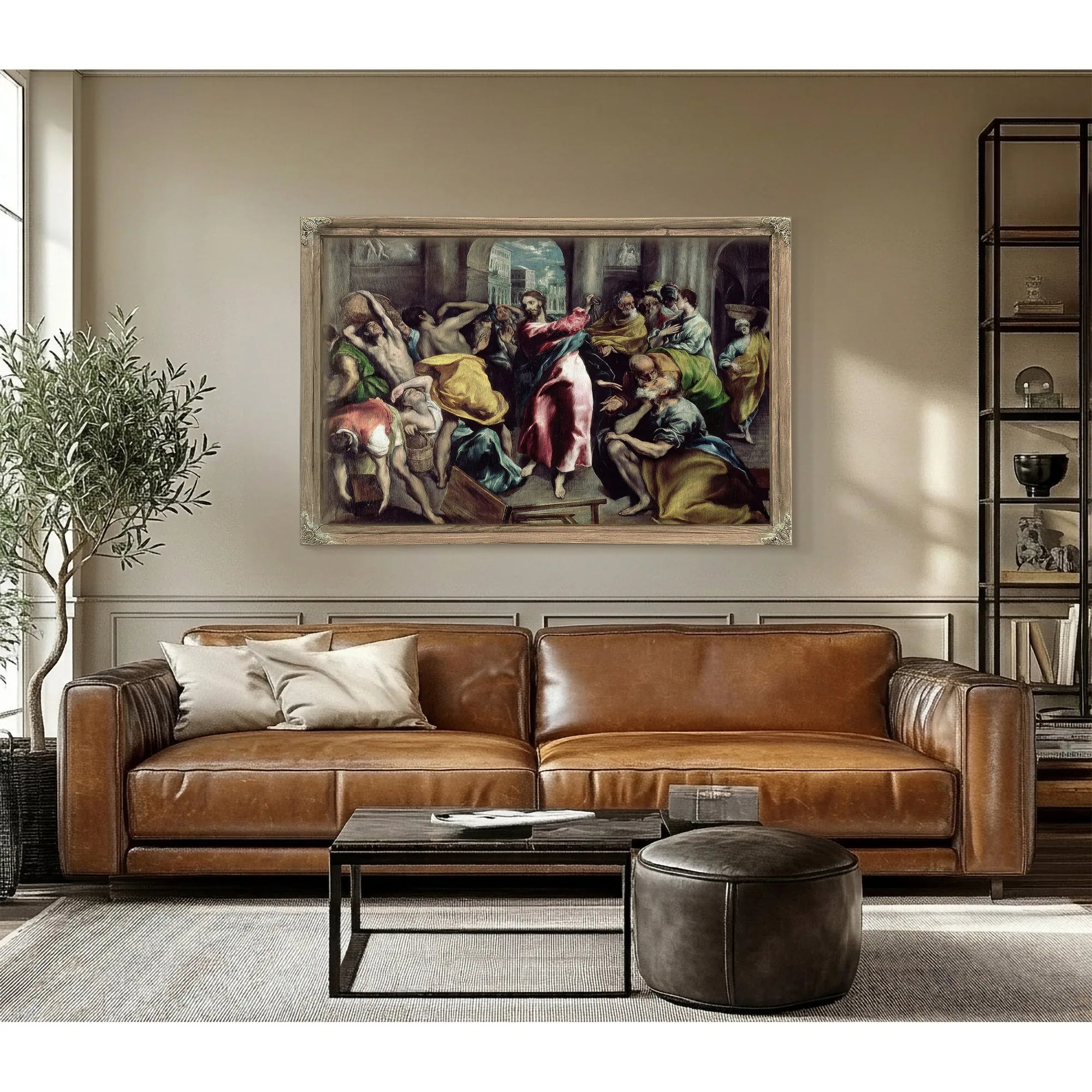 Christ Driving The Traders From The Temple By El Greco Fine Art Print