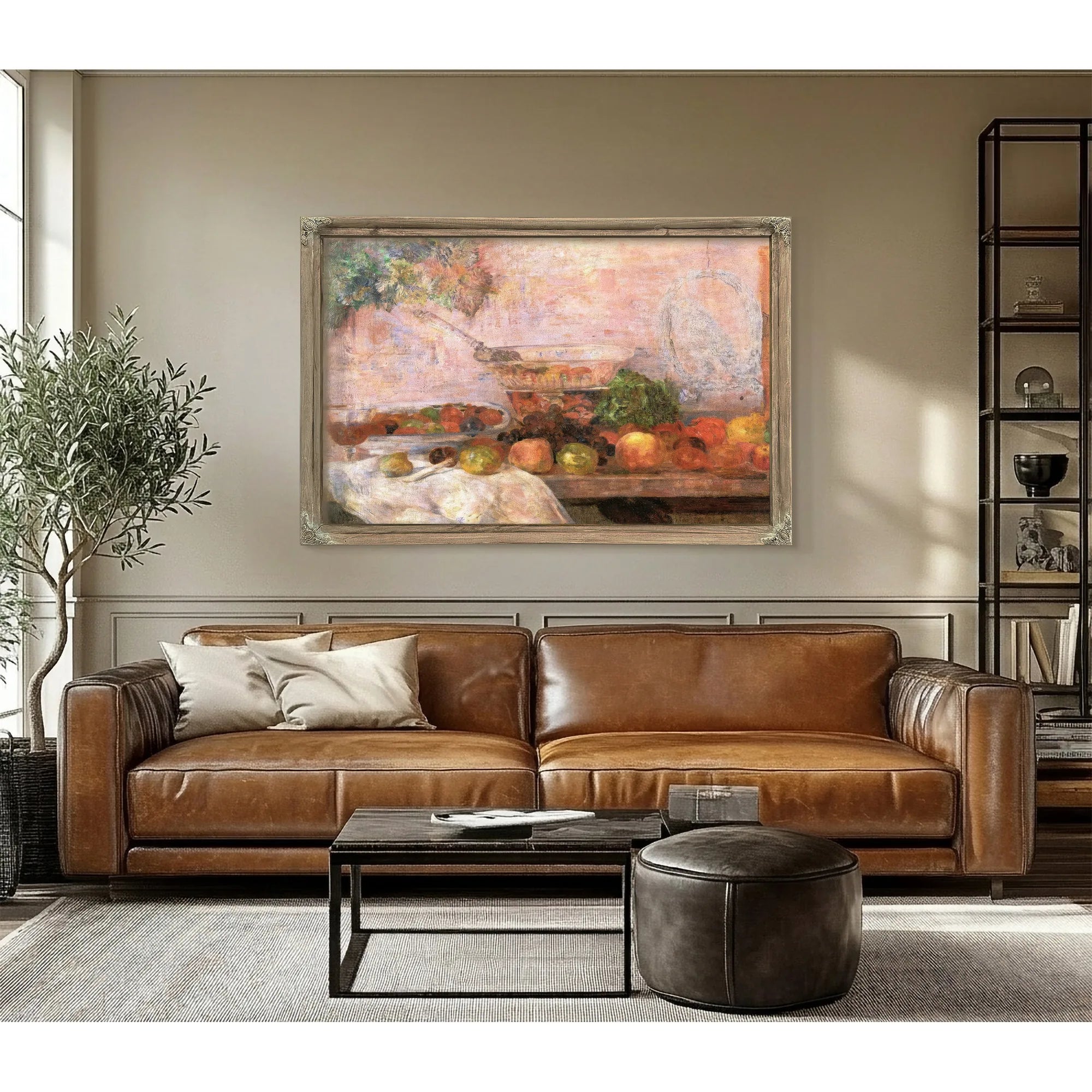 Still Life With Parrot By James Ensor Fine Art Print