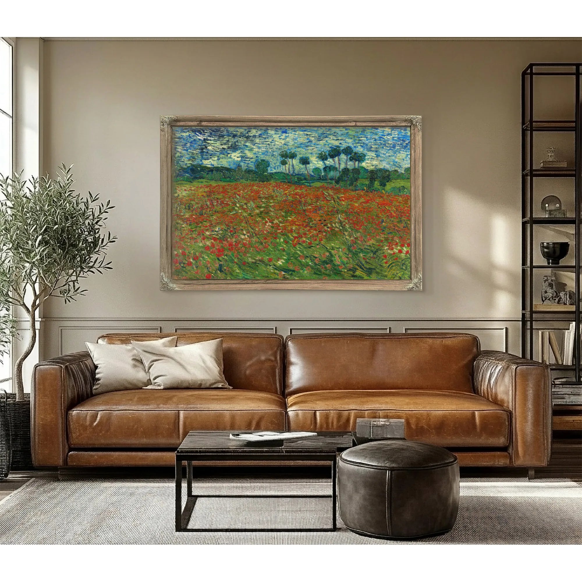 Field With Poppies Poppy Field By Vincent Van Gogh Fine Art Print