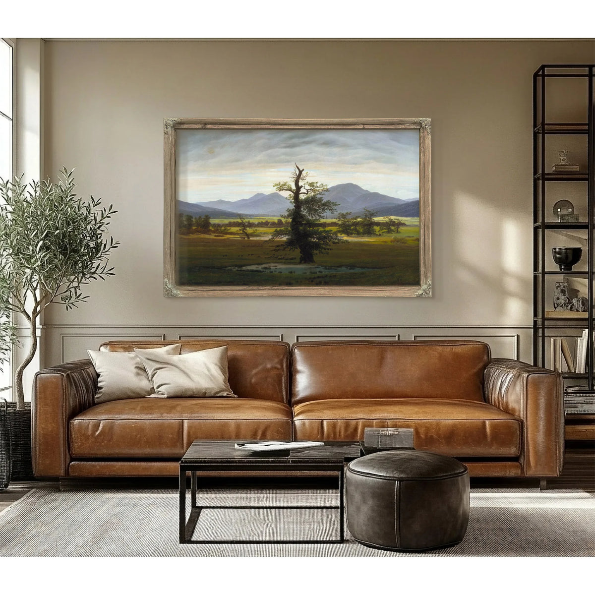 The Lone Tree 1822 By Caspar David Friedrich Fine Art Print