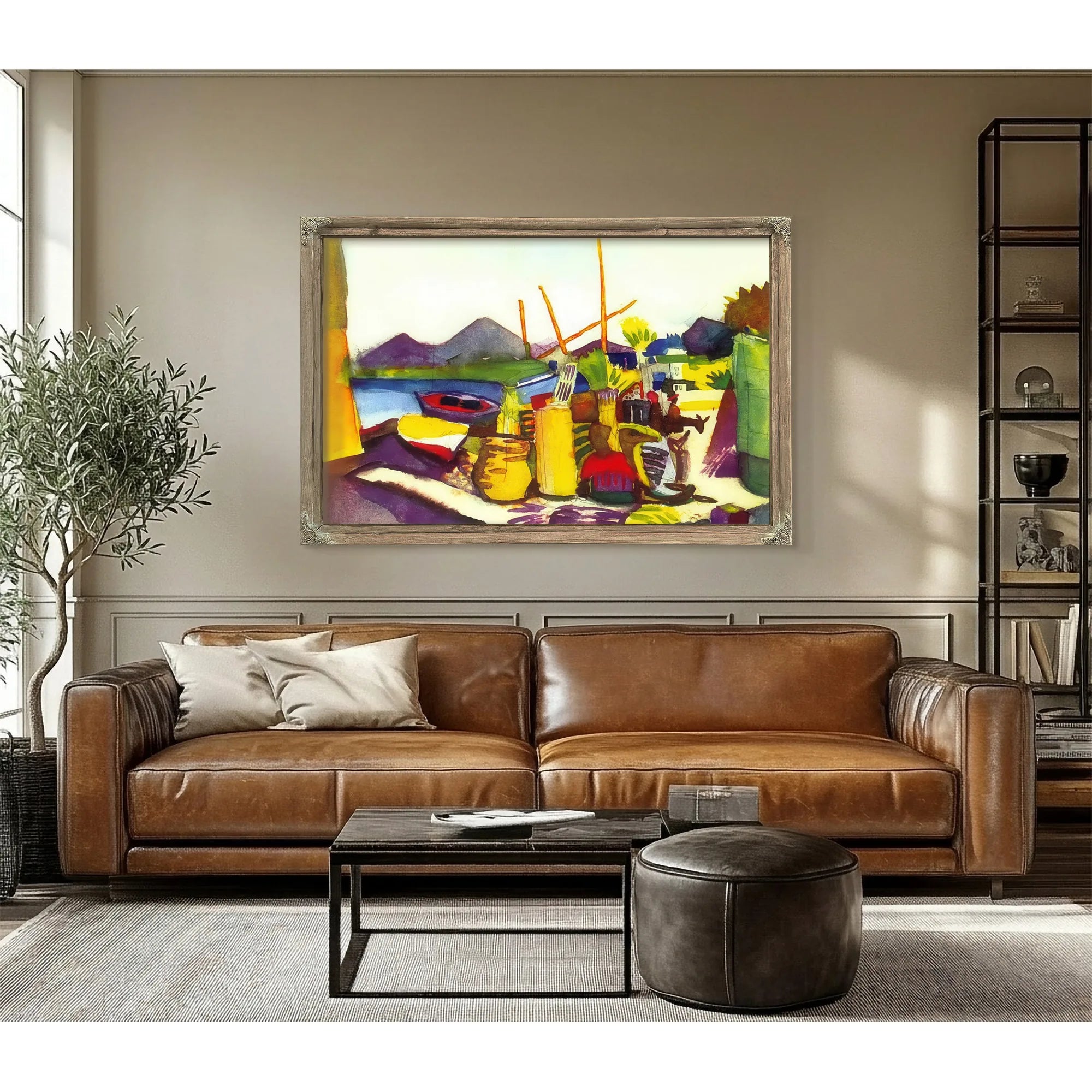 Kairouan Iii By August Macke Fine Art Print