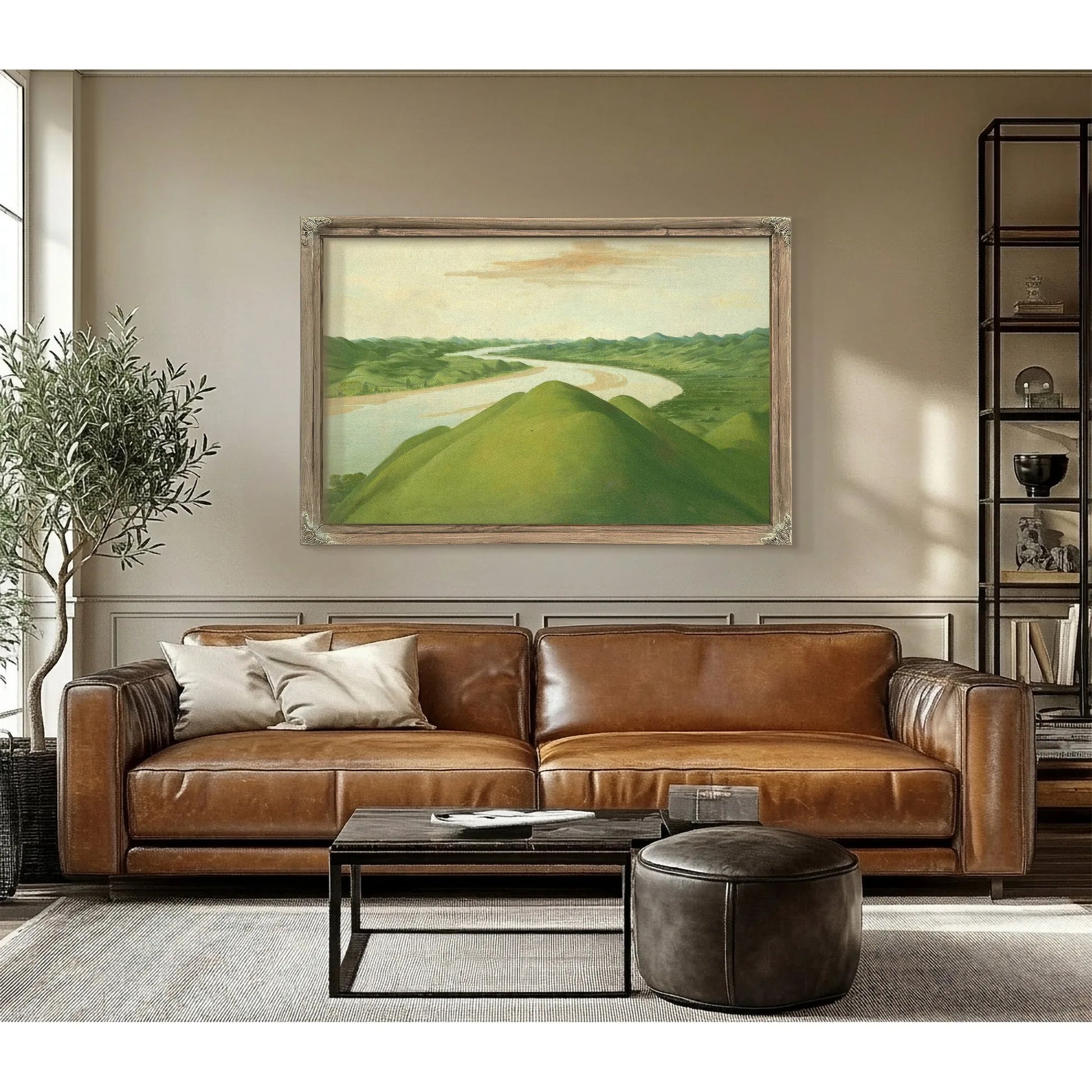 View In The Cross Timbers, Texas By George Catlin Fine Art Print